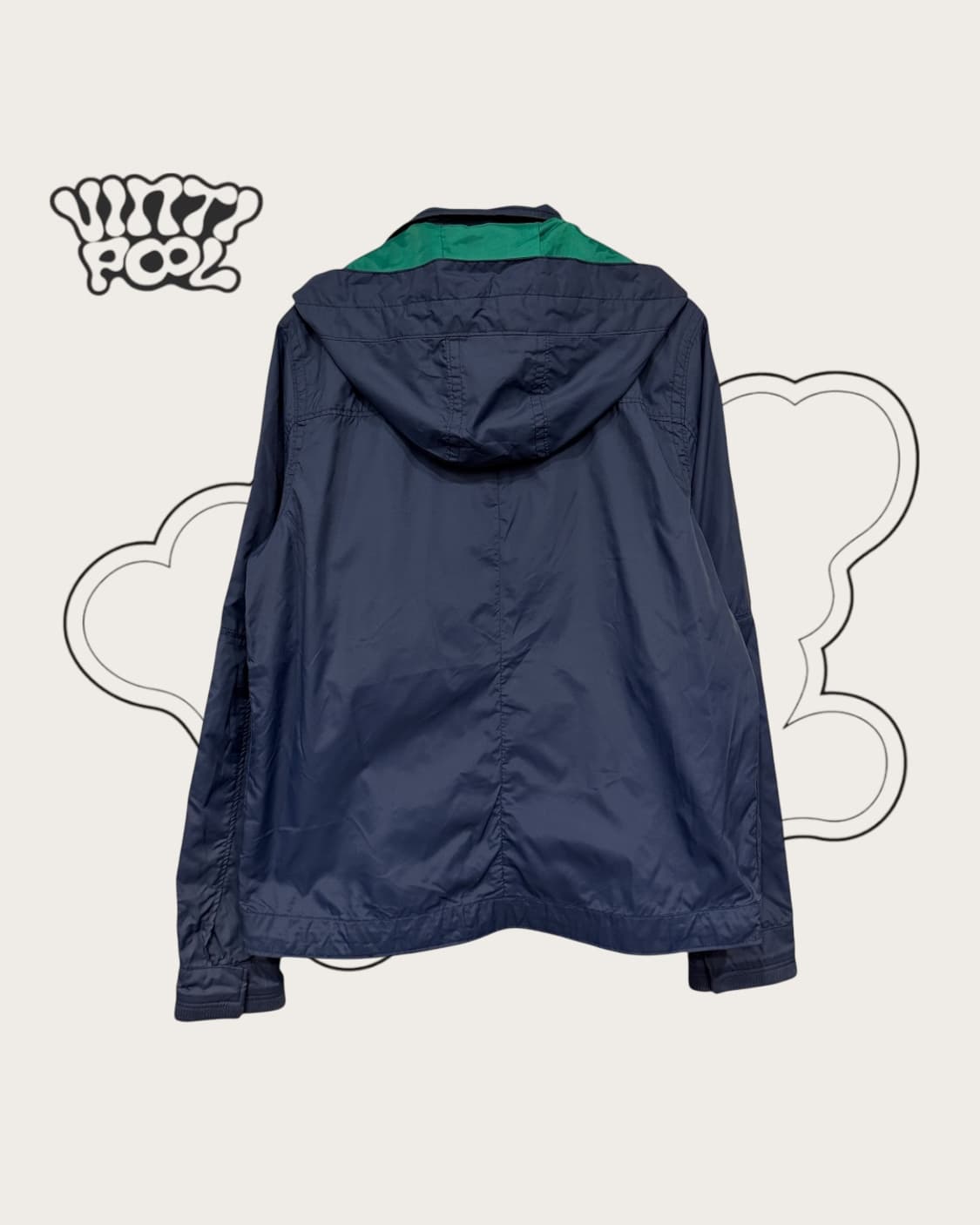 타미힐피거 데님 우븐 후드 바람막이 XL 네이비 상품이미지2