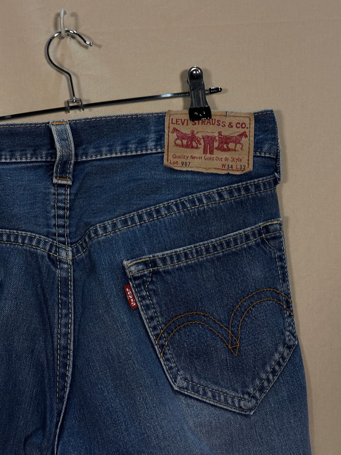 리바이스 907 부츠컷 데님처분  상품이미지5