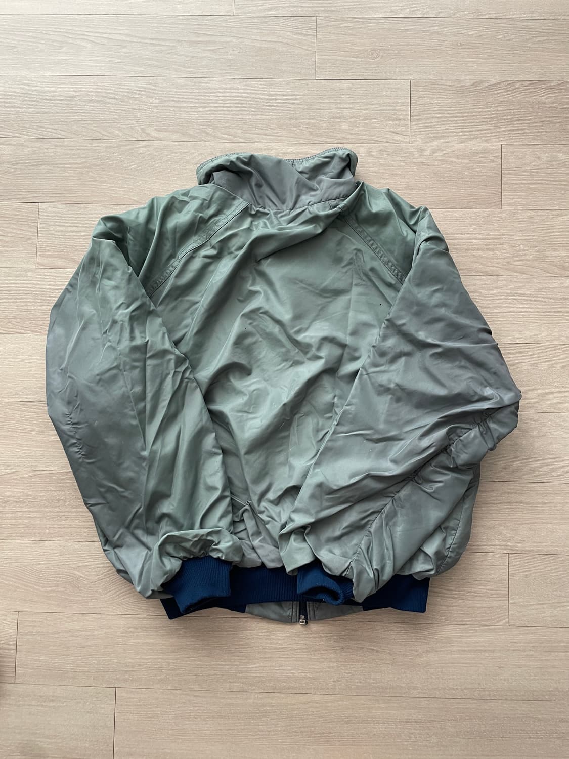 80s 파타고니아 쉘드 신칠라 데카태그 봄버 자켓 그레이 그린 rare 상품이미지2