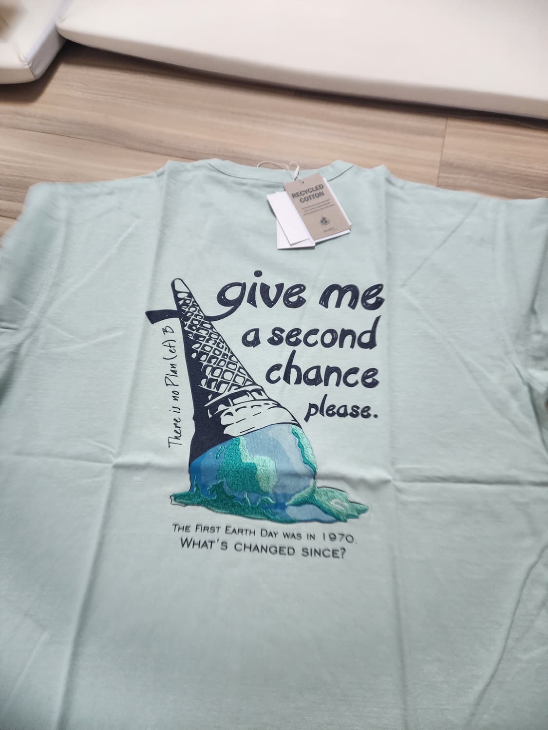 지이크뒷판프린팅반팔티셔츠민트 상품이미지8