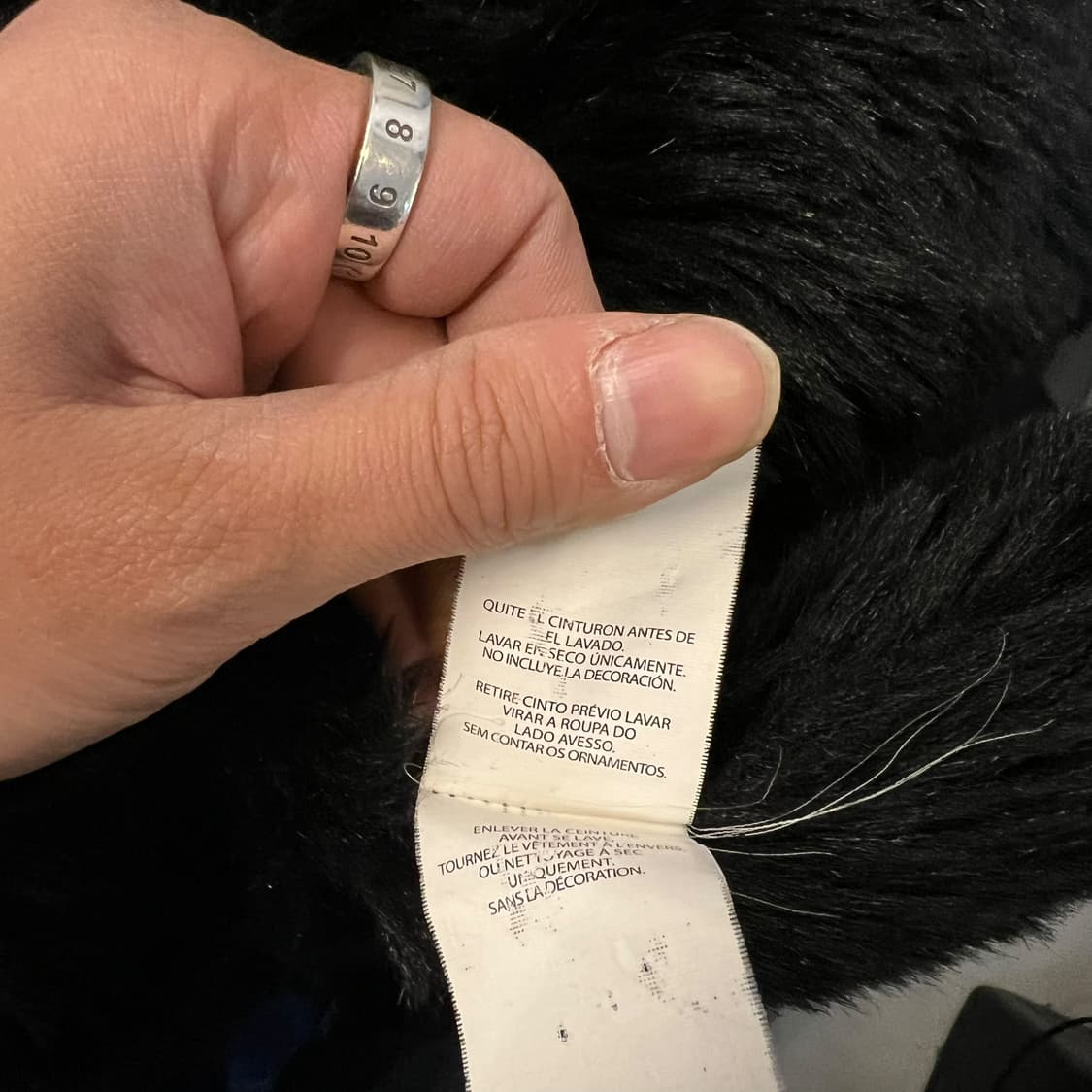  아르마니 익스체인지 퍼 슬리브리스 무스탕 코트 y14198 상품이미지9