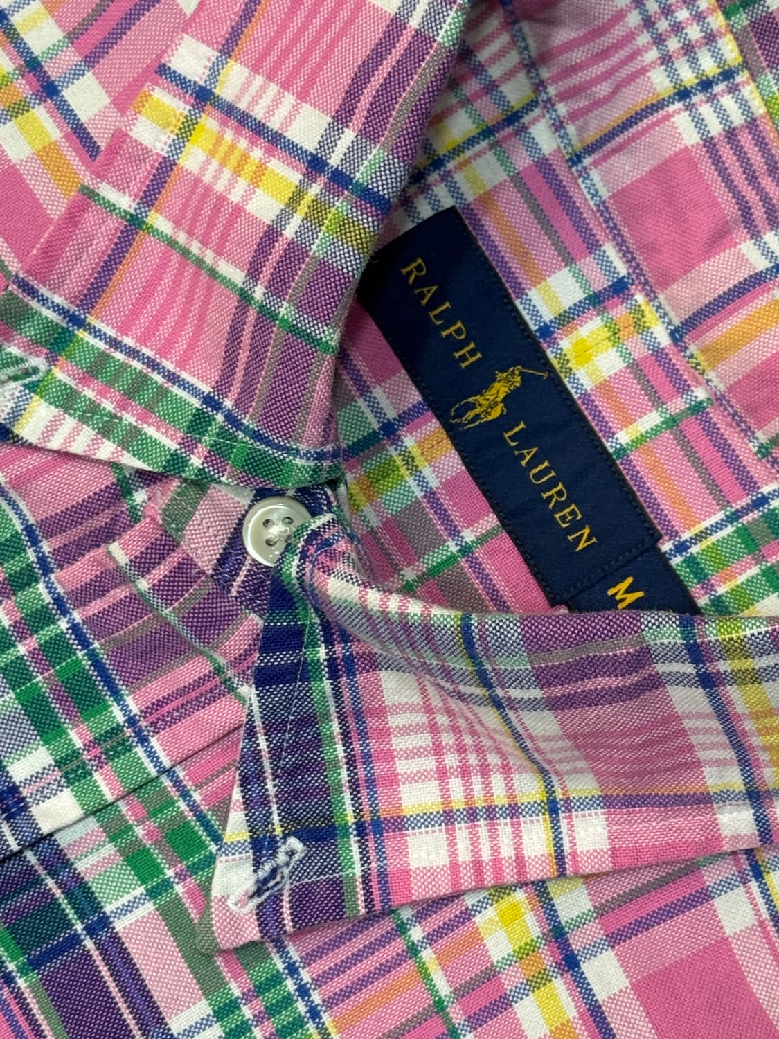 RALPH LAUREN 빈티지체크 셔츠 상품이미지4