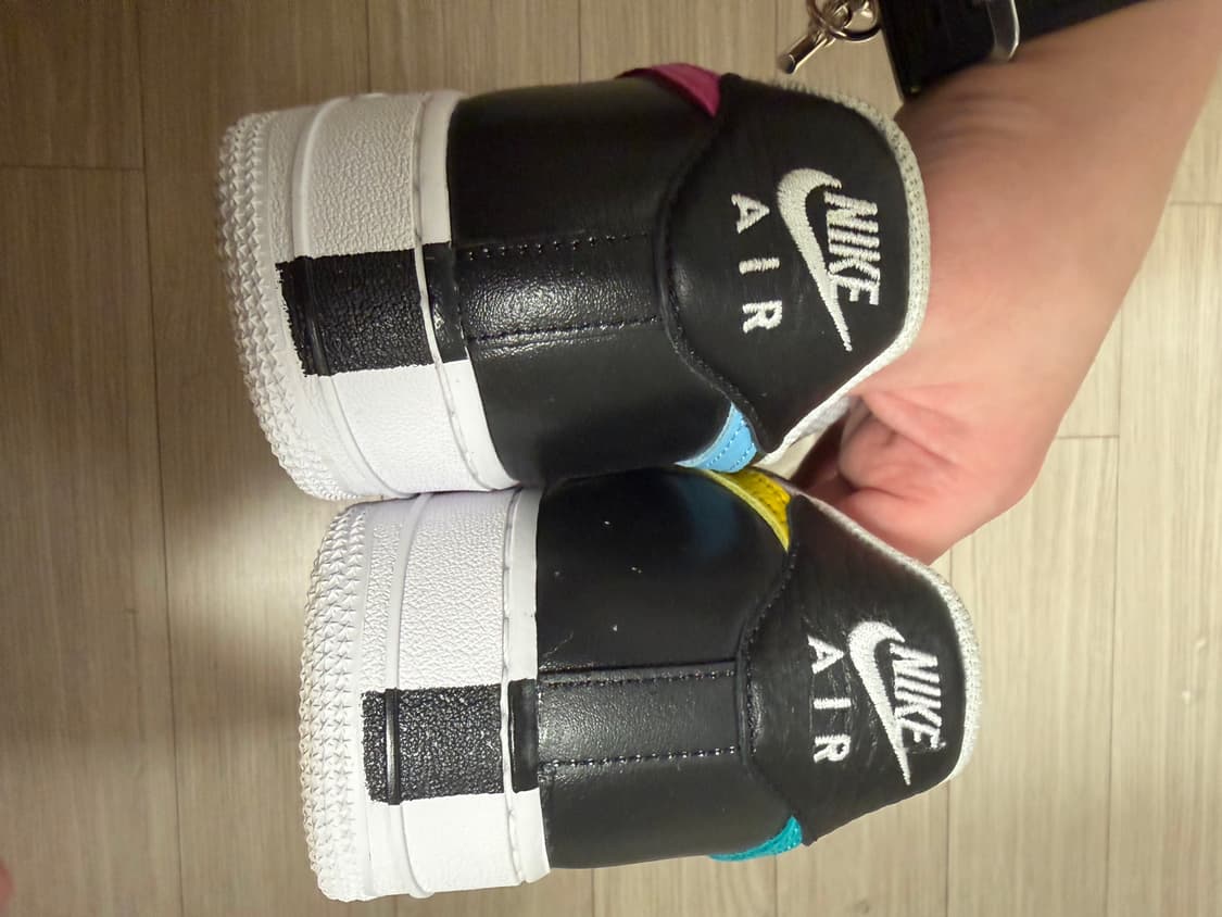 나이키 x 피스마이너스원 에어포스 1 로우 파라노이즈 3.0 블랙 앤 멀 상품이미지4