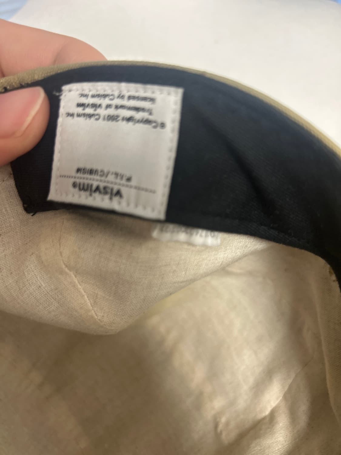 visvim 비즈빔 PEERLESS 베이지 캠프 캡 상품이미지5