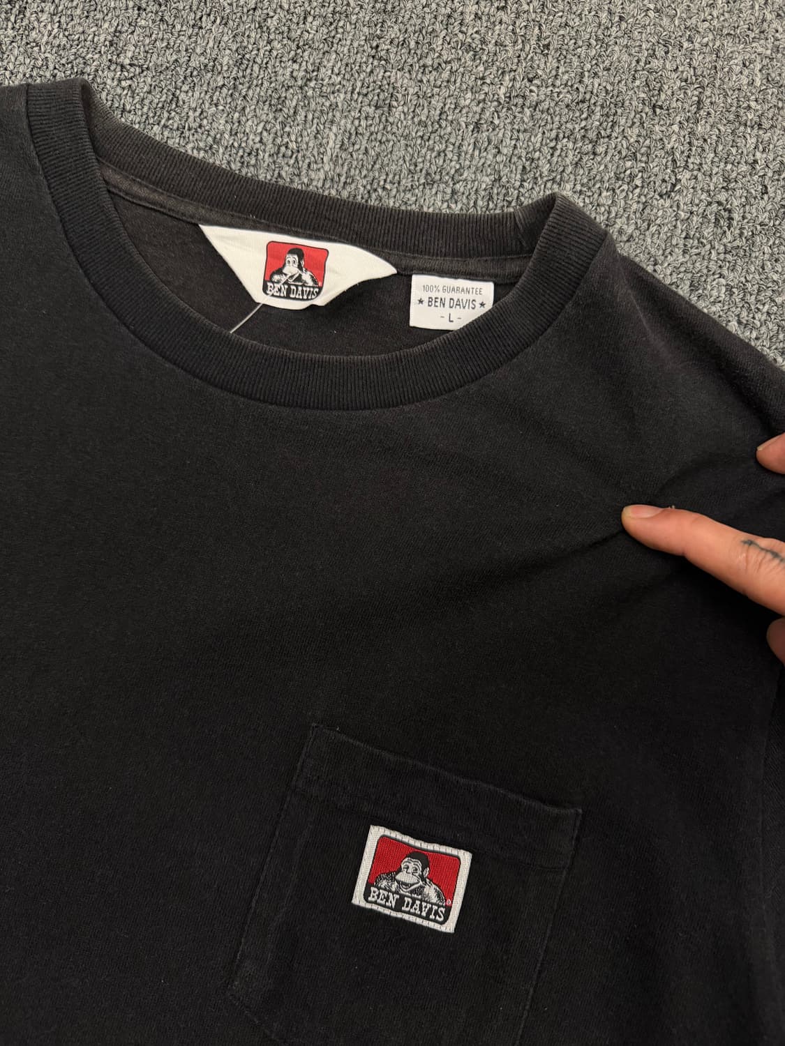 L) 벤데이스 빈티지 포켓 반팔 티셔츠 상품이미지2