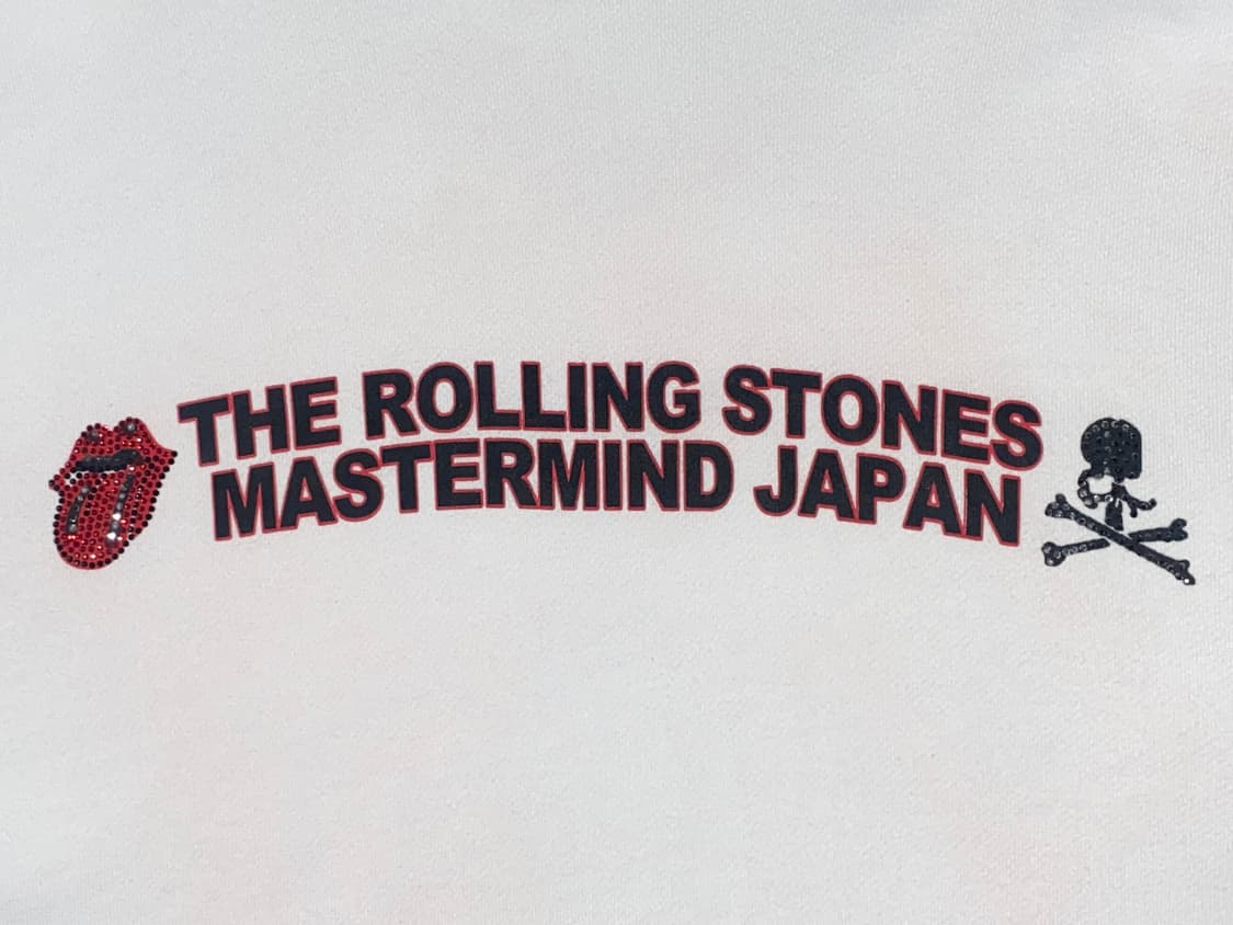롤링스톤즈 x 마스터마인드 큐빅 화이트 후드티 상품이미지5