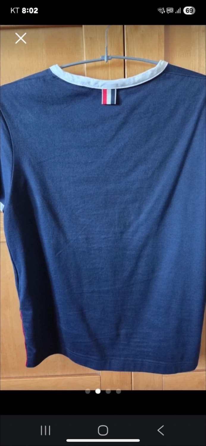 톰브라운 네이비 반팔 티셔츠 38 상품이미지2