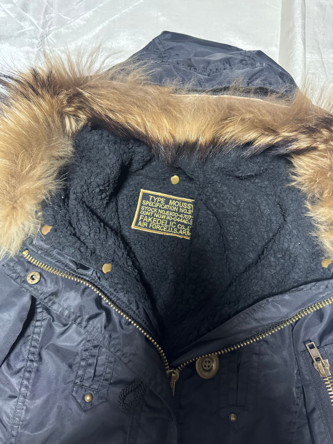 00s Style Fur Long Jacket 상품이미지3