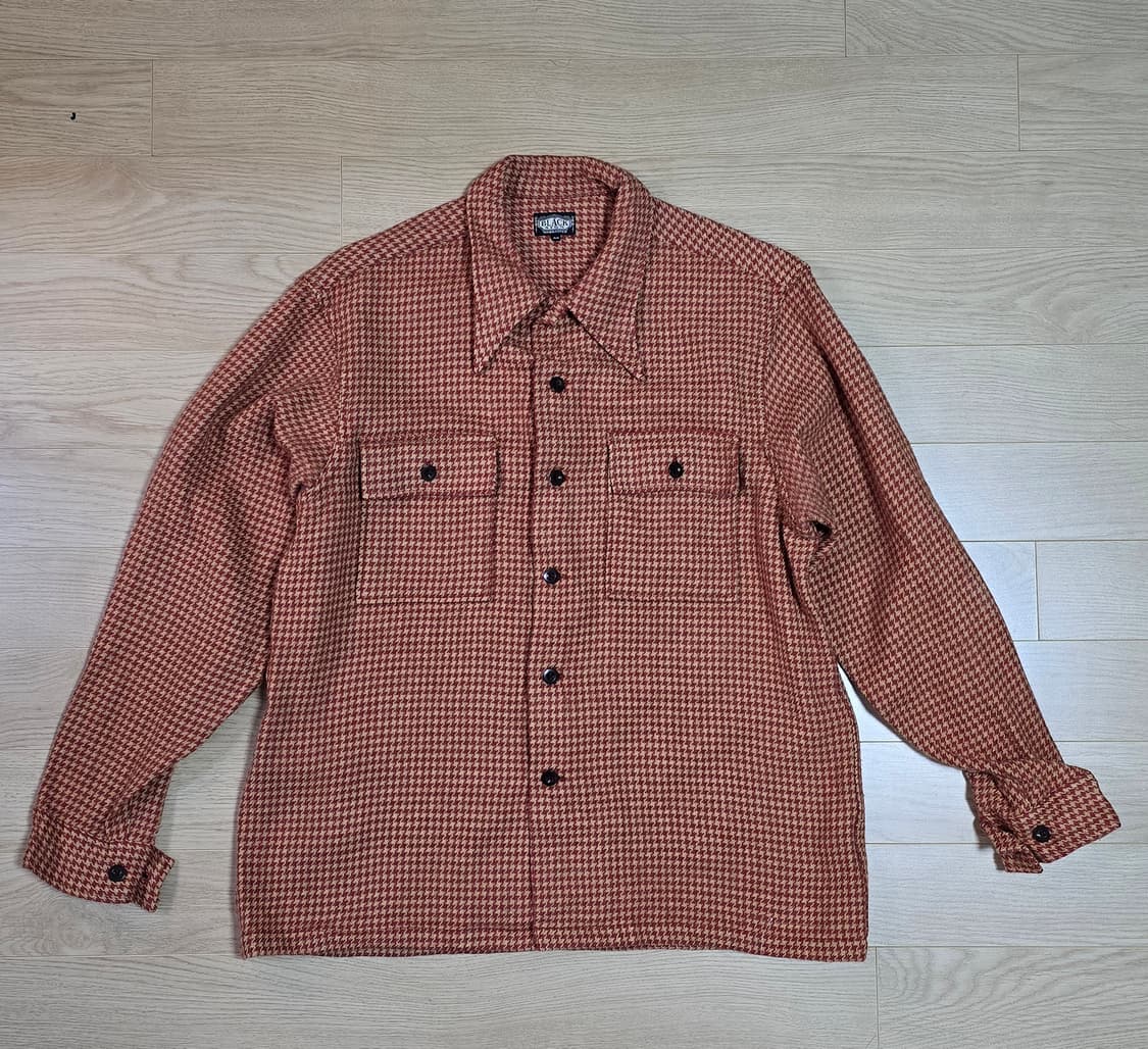 Black sign 블랙사인 울 패턴 셔츠 44 상품이미지3