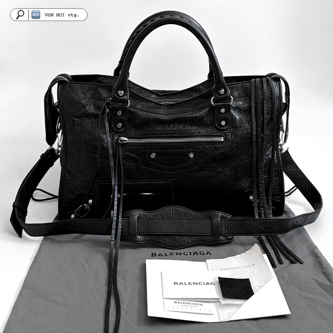 발렌시아가 클래식 시티백 미듐 판매합니다. 상품이미지1