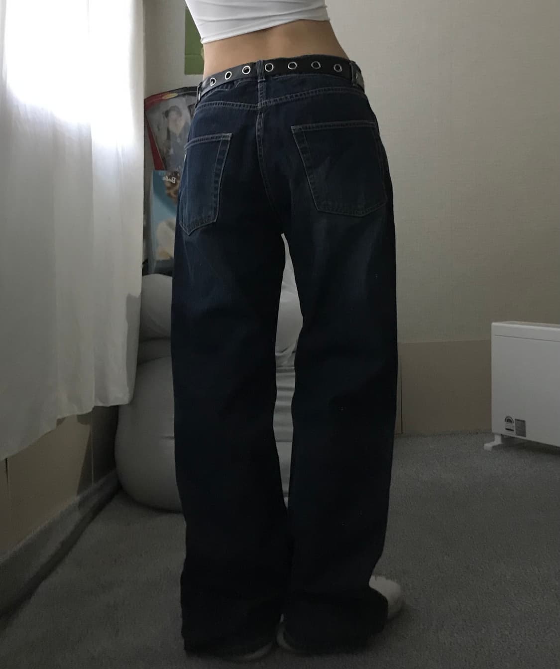 팀버랜드 와이드 데님팬츠 상품이미지2