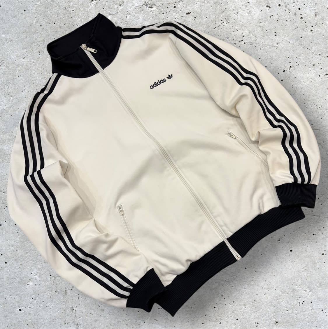 [105] 아디다스 베켄바우어 삼선 트랙탑 져지 화이트 블랙 B732 상품이미지1