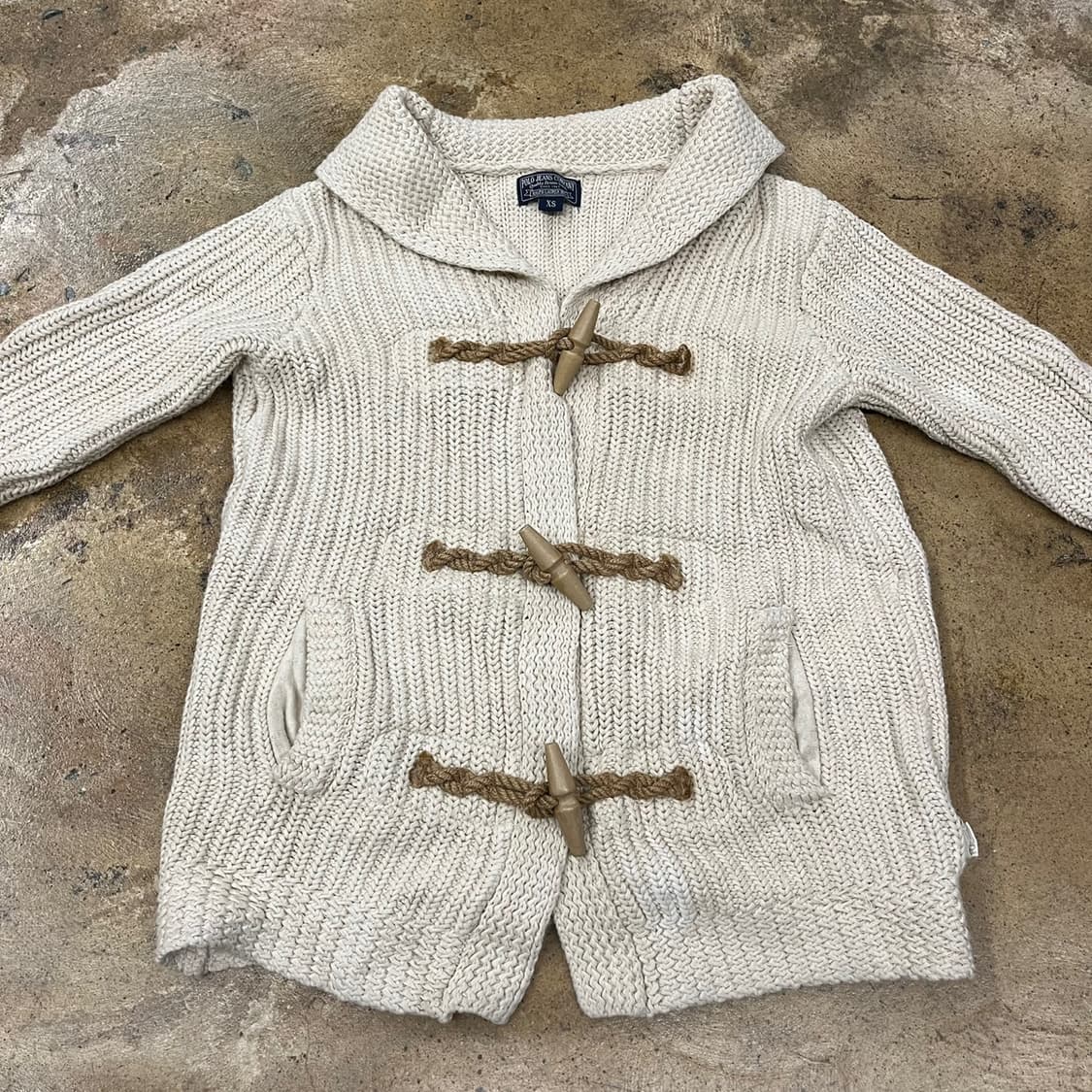 폴로 진스 니트 카라 가디건  상품이미지3