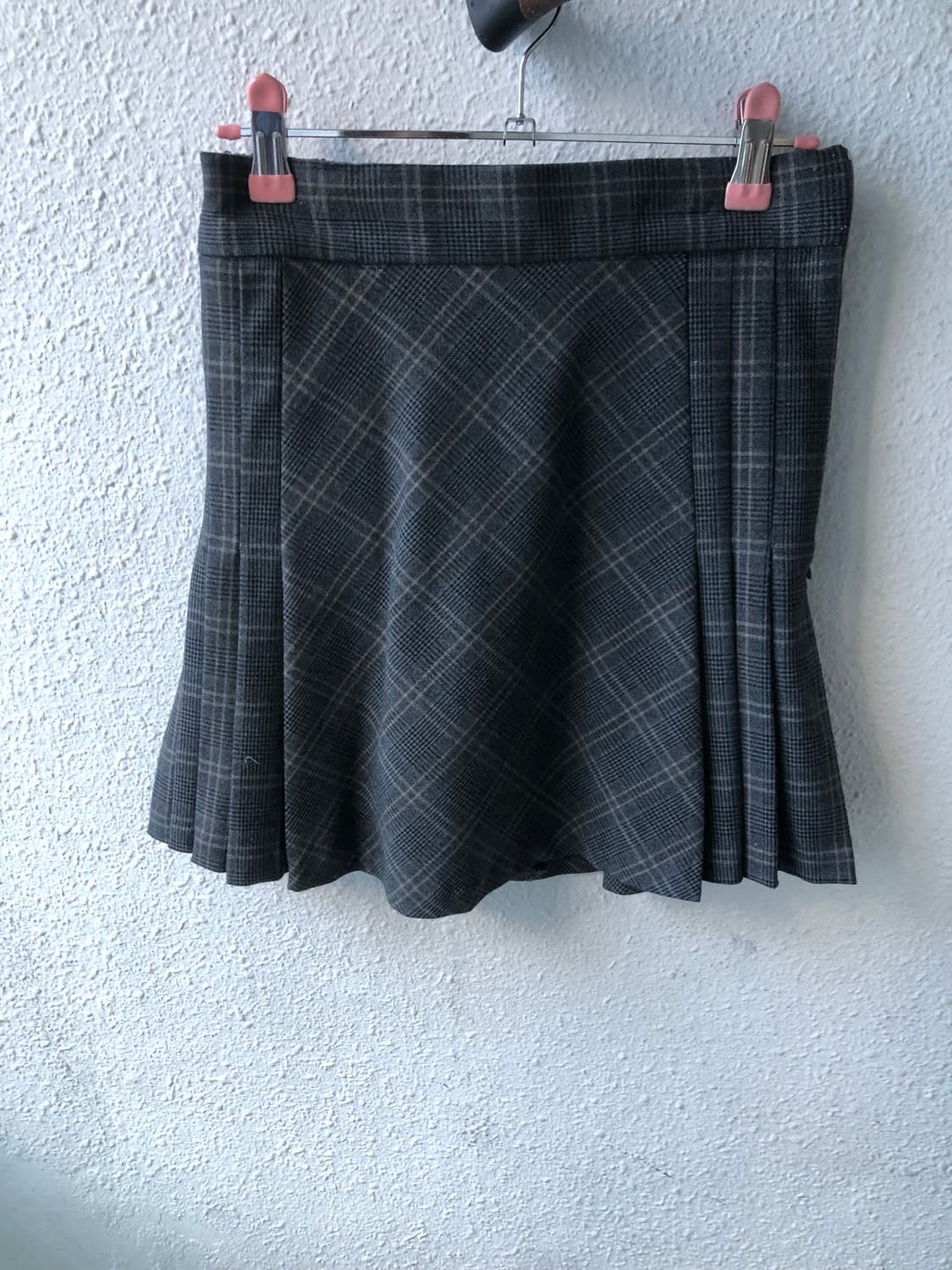 루루서울 밴딩 체크 스커트 상품이미지1