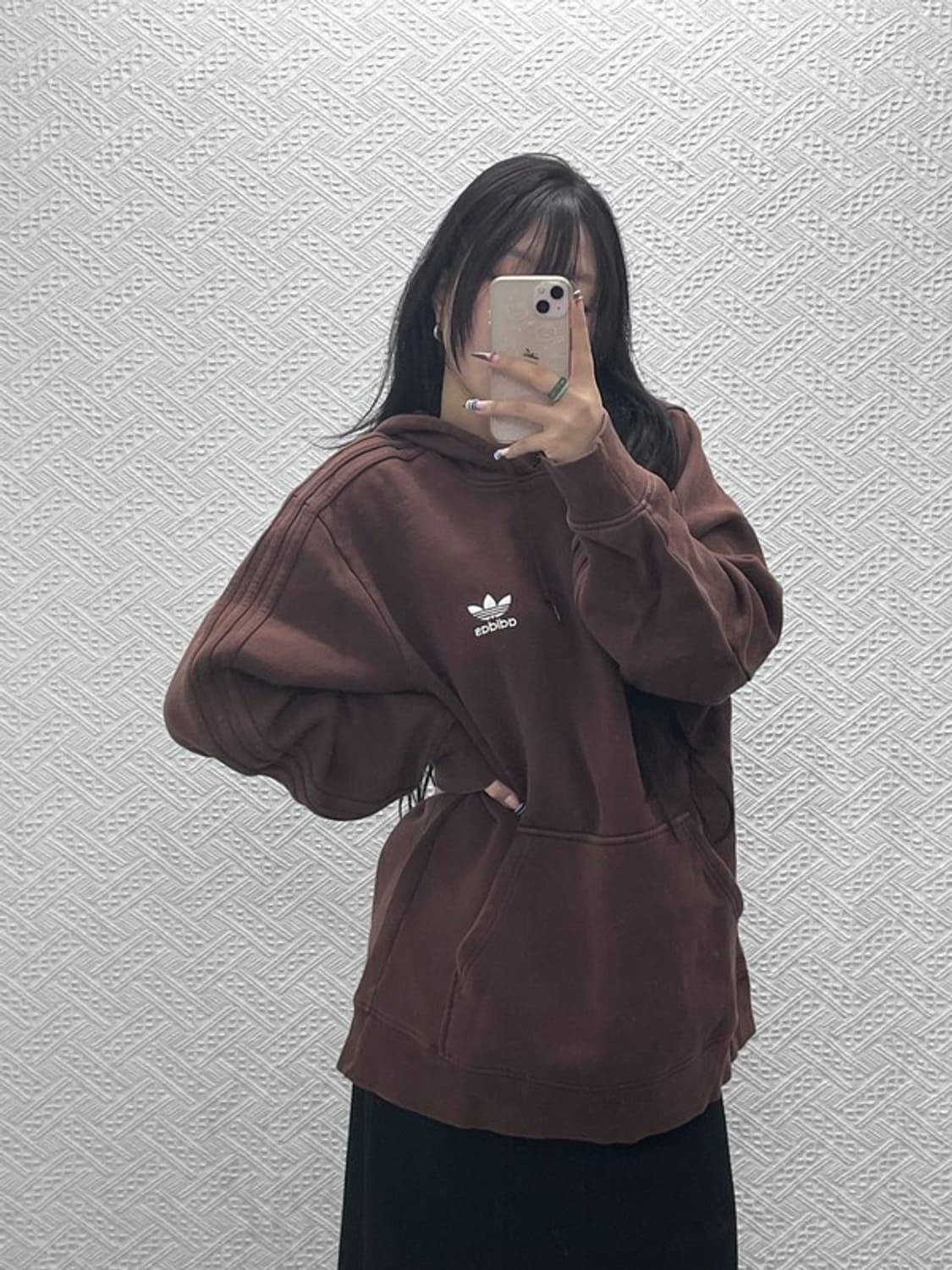 아디다스 빈티지 폭닥 오버핏 캐주얼 기모 후드티 M C07729 상품이미지2