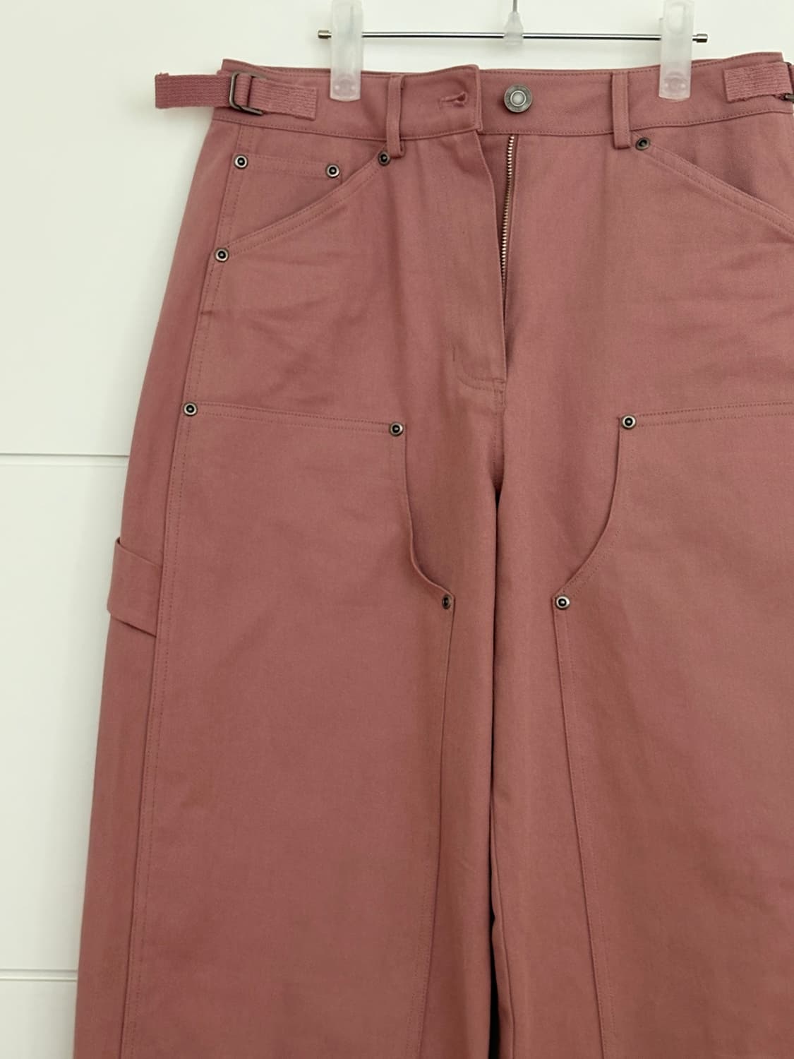 era WOMEN WIDE CARPENTER PANTS - DUSTY P 상품이미지2