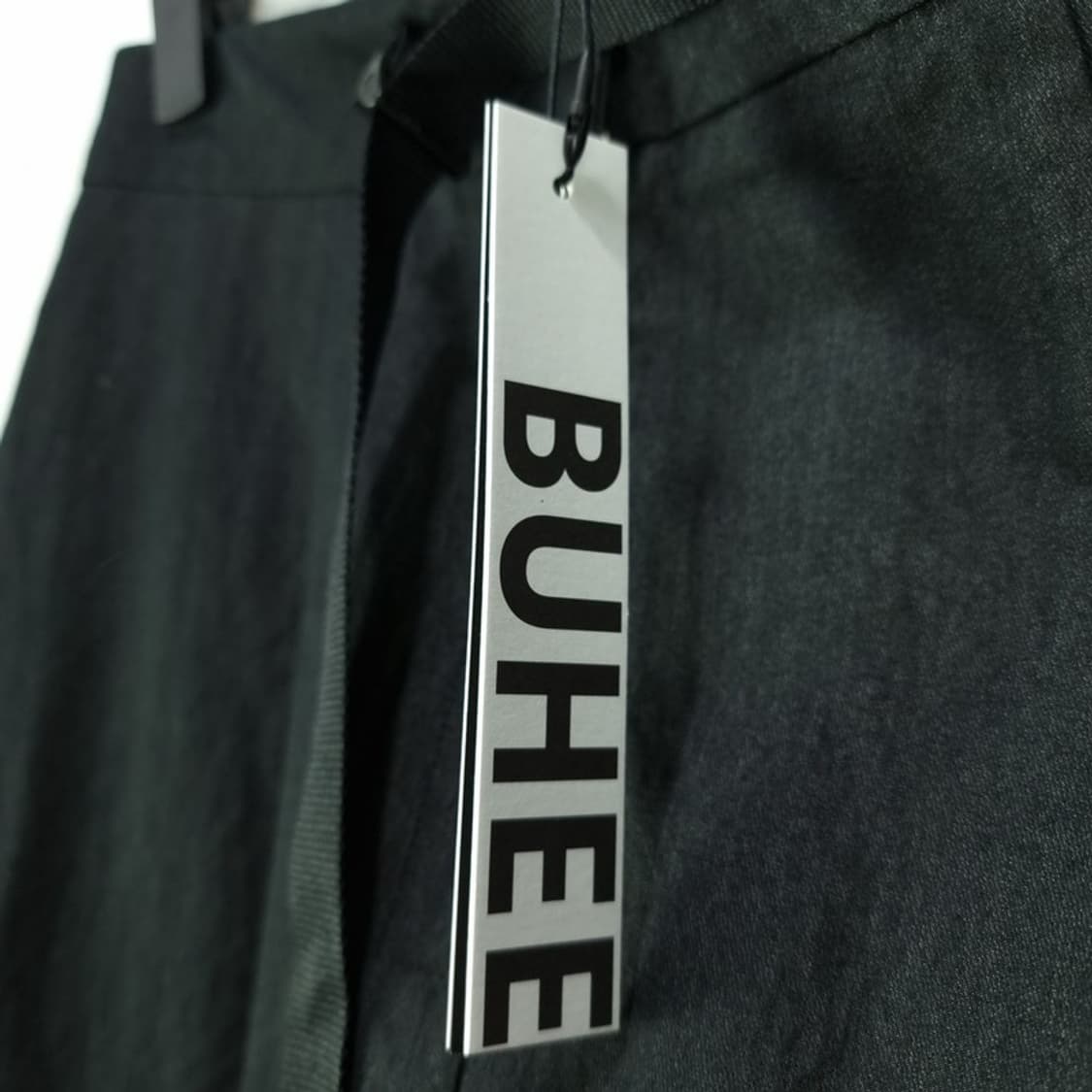 [부희](새상품) 벨티드 롱 스커트 챠콜 M19426 상품이미지8