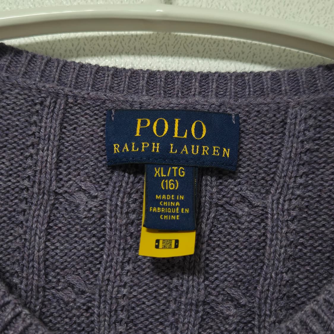 폴로랄프로렌 퍼플 가디건 / 여성 가디건/ 여자 가디건  상품이미지3