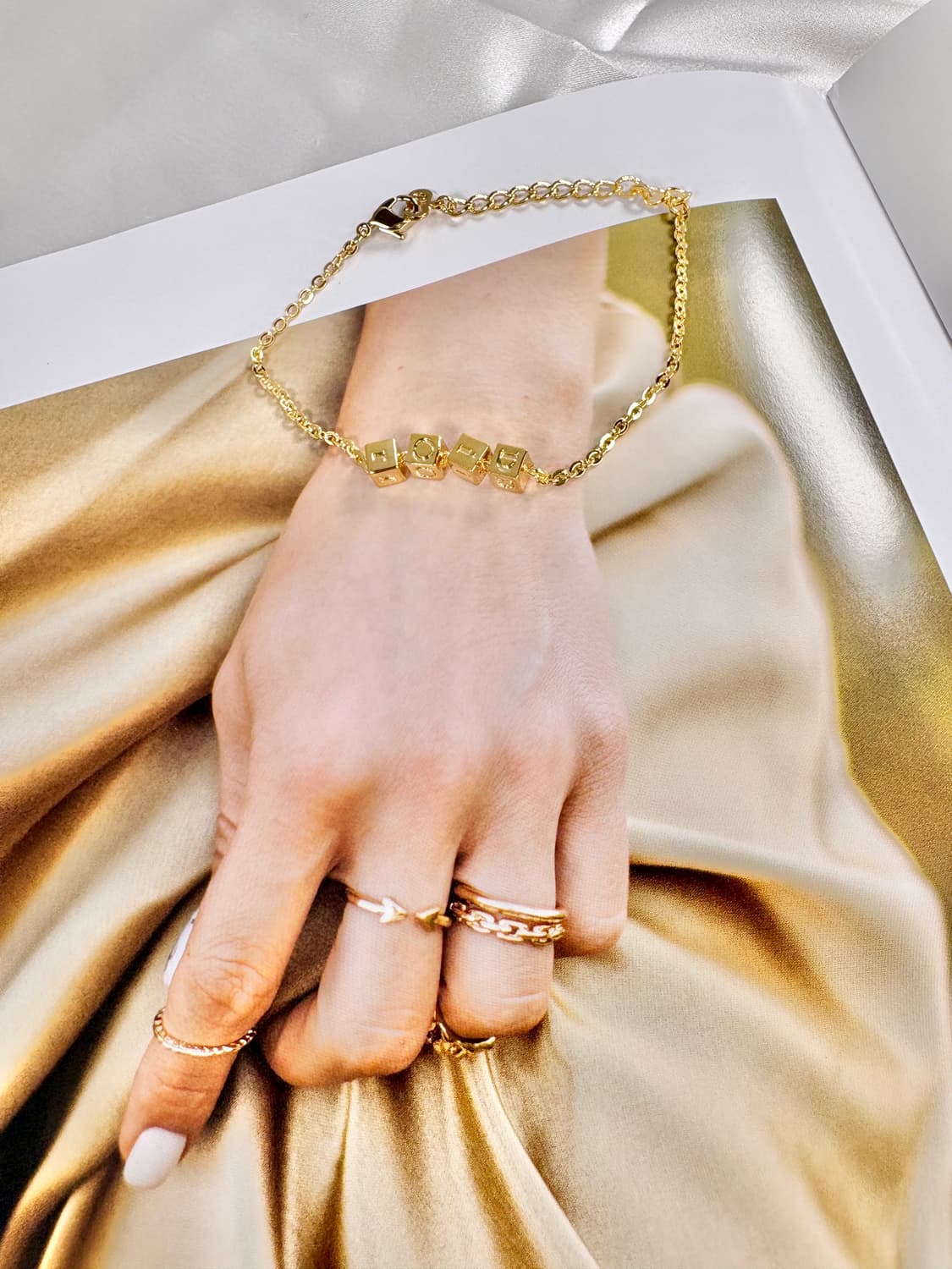 디올 다이스 큐브 펜던트 팔찌 상품이미지4