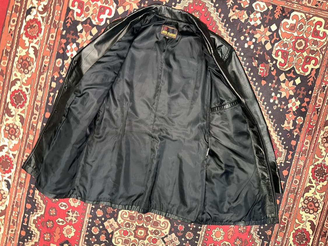 ( L ) 가죽코트 가죽자켓 가죽카코트 워크웨어 아메카지 레더자켓 상품이미지3