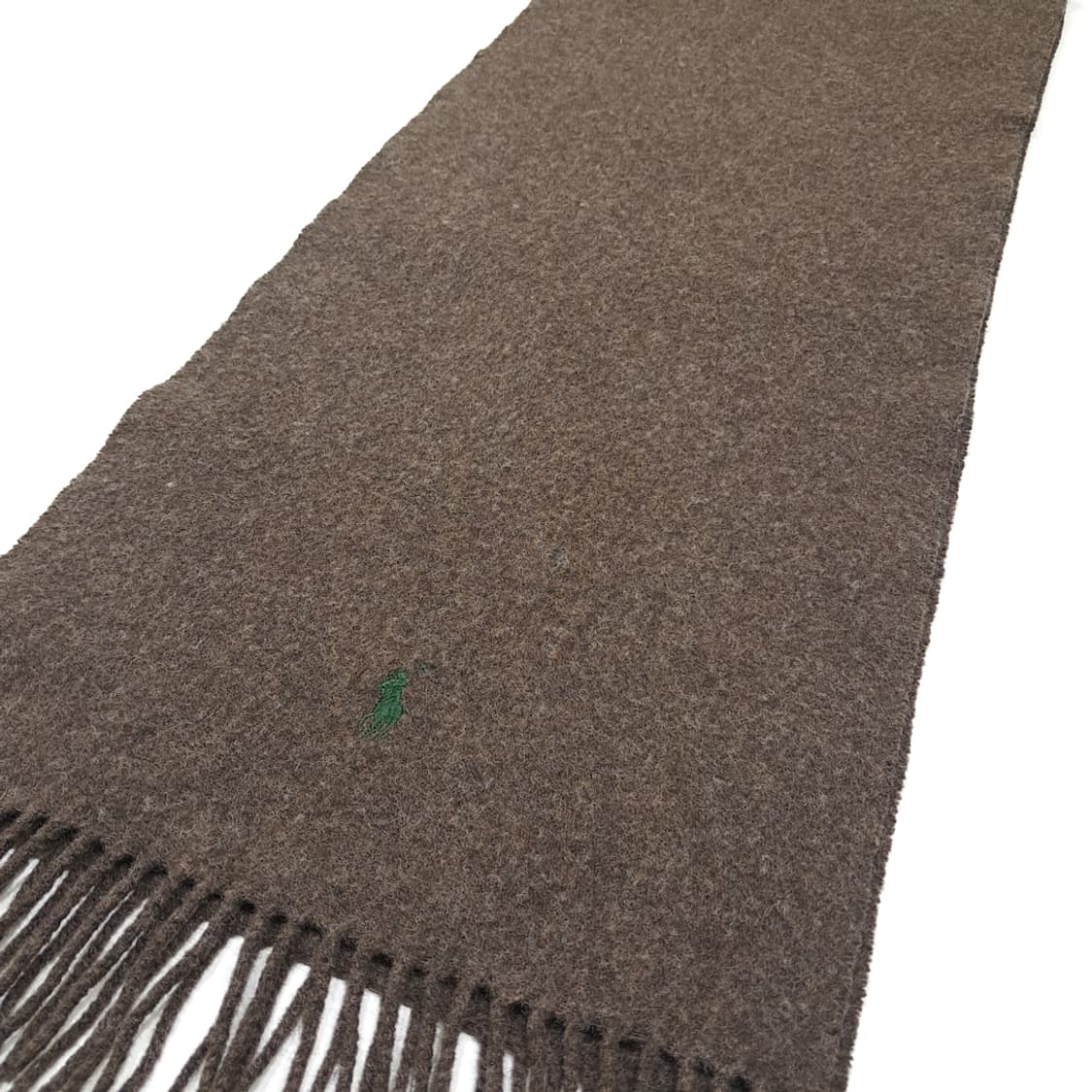 MX409 폴로 스코틀랜드판 램스울 그린포니 브라운 머플러 목도리 상품이미지3