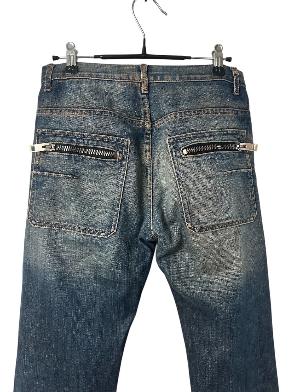 디올옴므 AW05 녹워싱 백지퍼 부츠컷 데님 상품이미지4