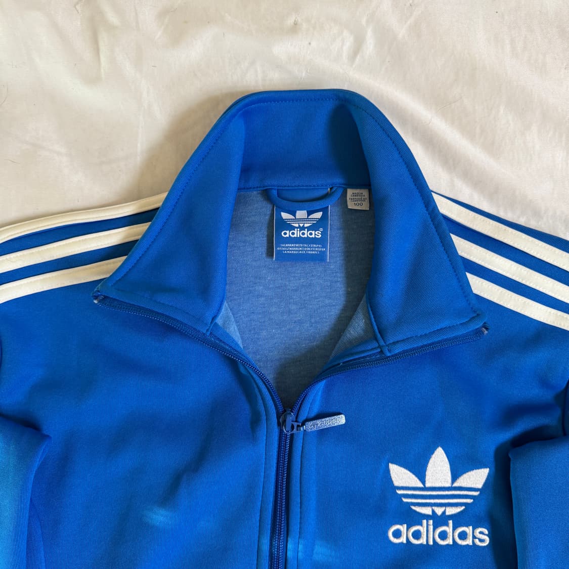 아디다스 빅파이어버드 트랙탑 블루 져지 L 상품이미지3