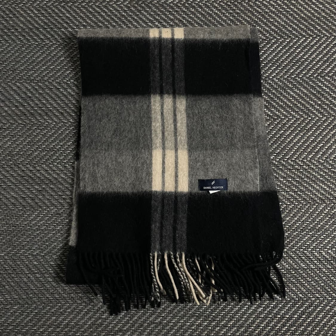 다니엘 에슈터 아카이브 캐시미어 체크 머플러y 3740 상품이미지4