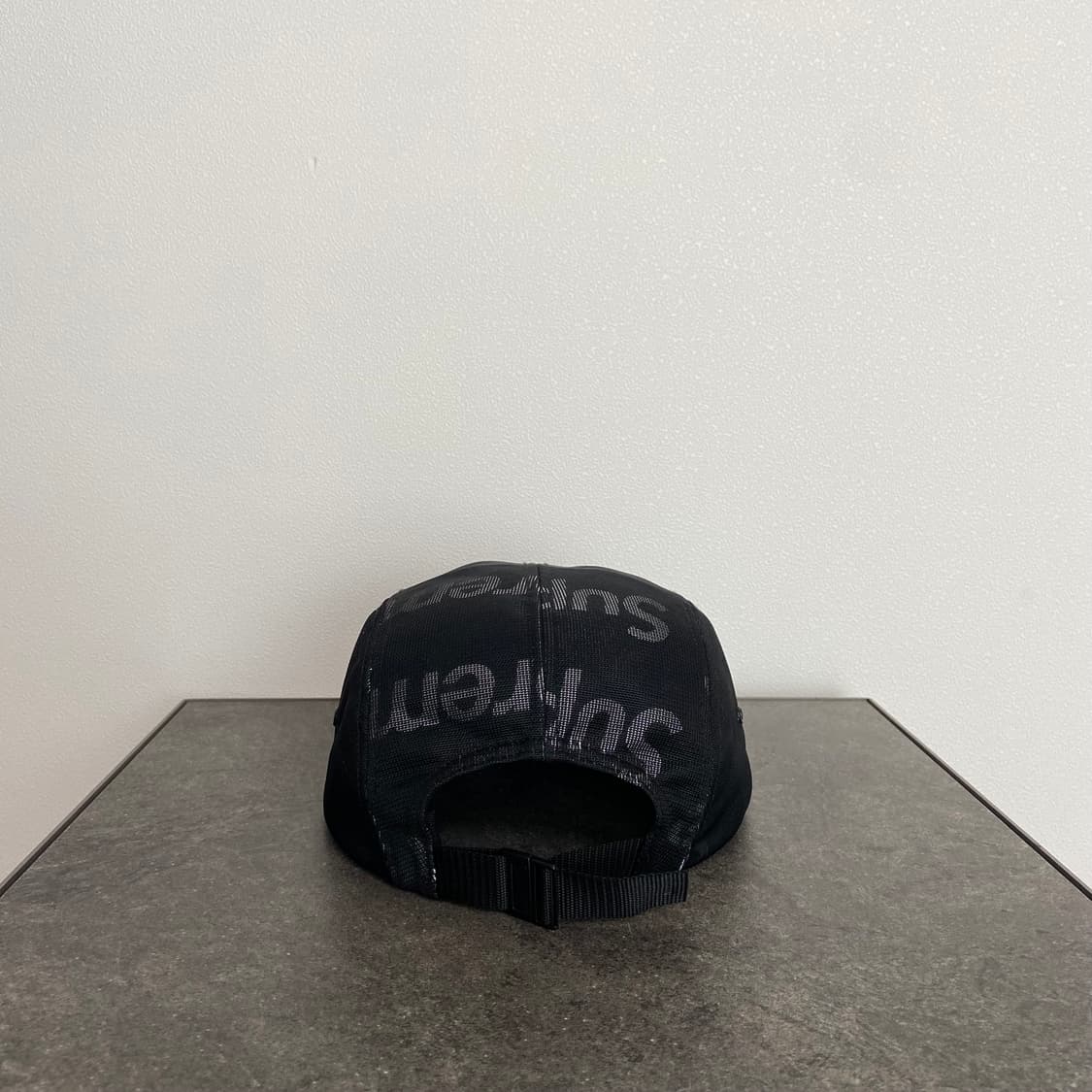 (OS) 슈프림 박스로고 캠프캡 모자 렌티큘러 블랙 상품이미지4