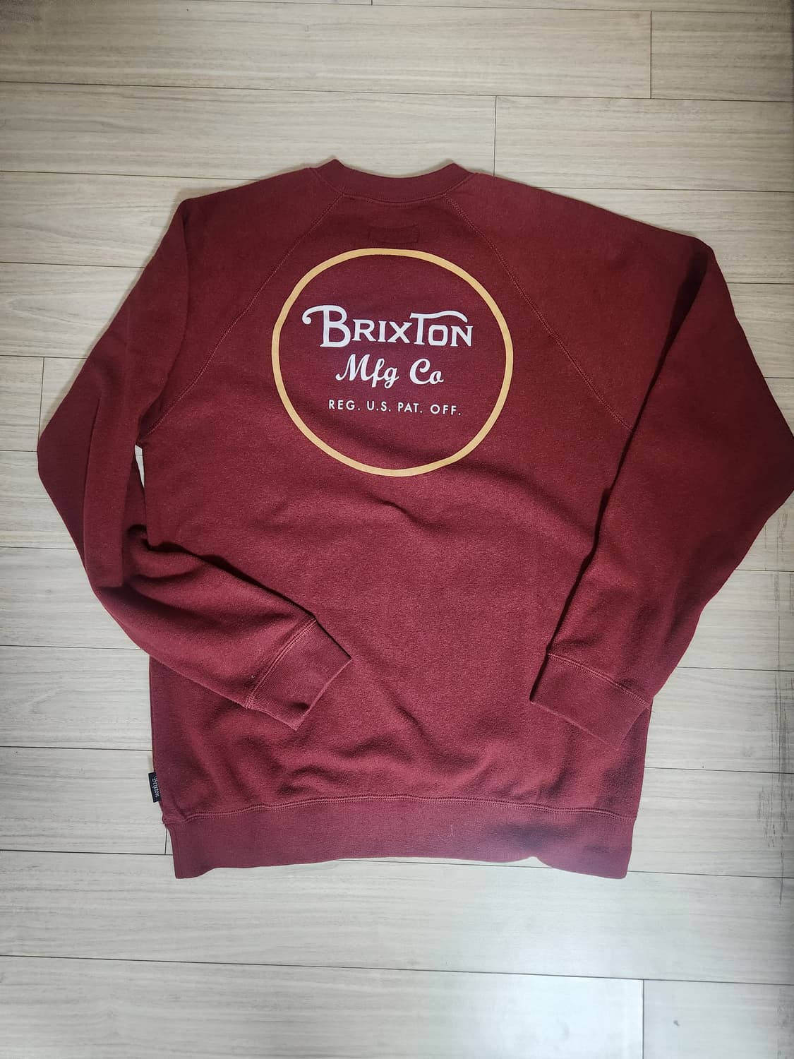 Brixton 버건디 랭글런 맨투맨 상품이미지5