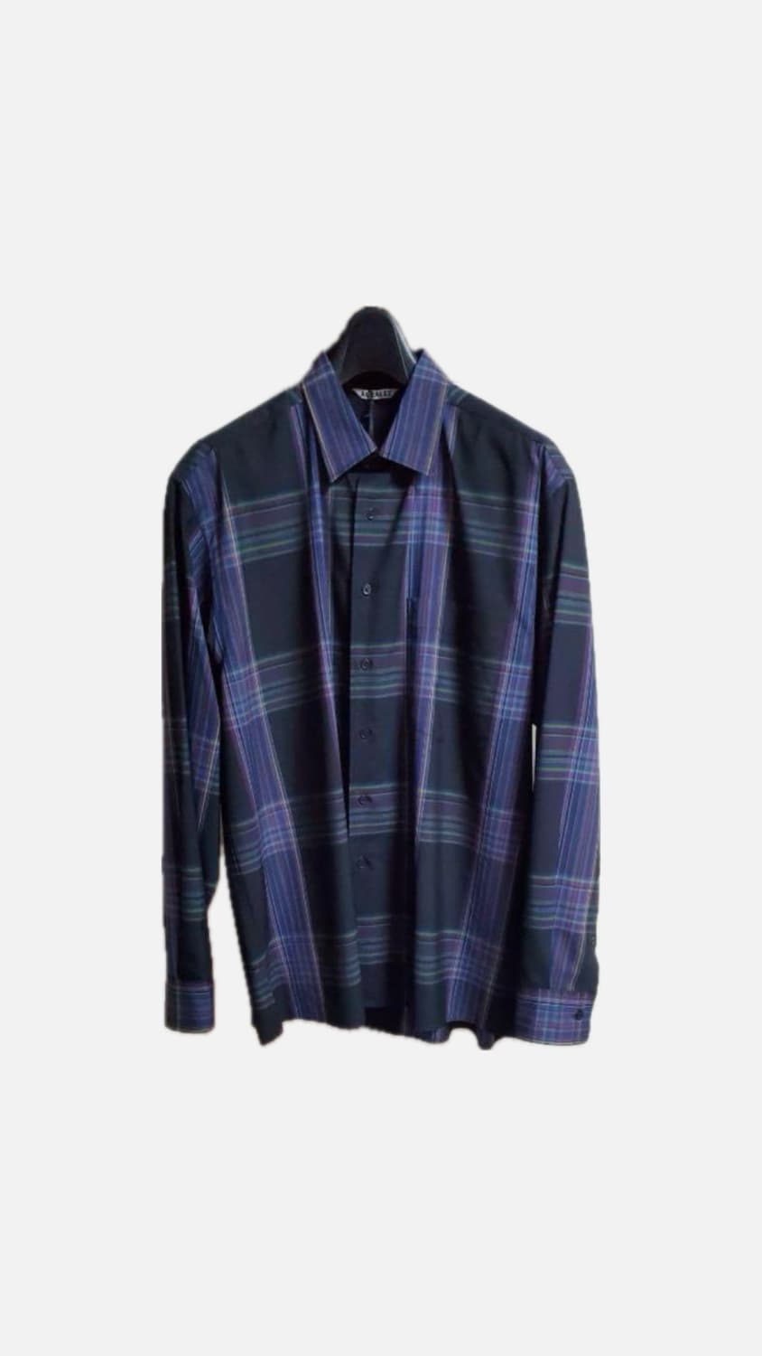 AURALEE SUPER LIGHT WOOL CHECK SHIRTS 3 상품이미지1