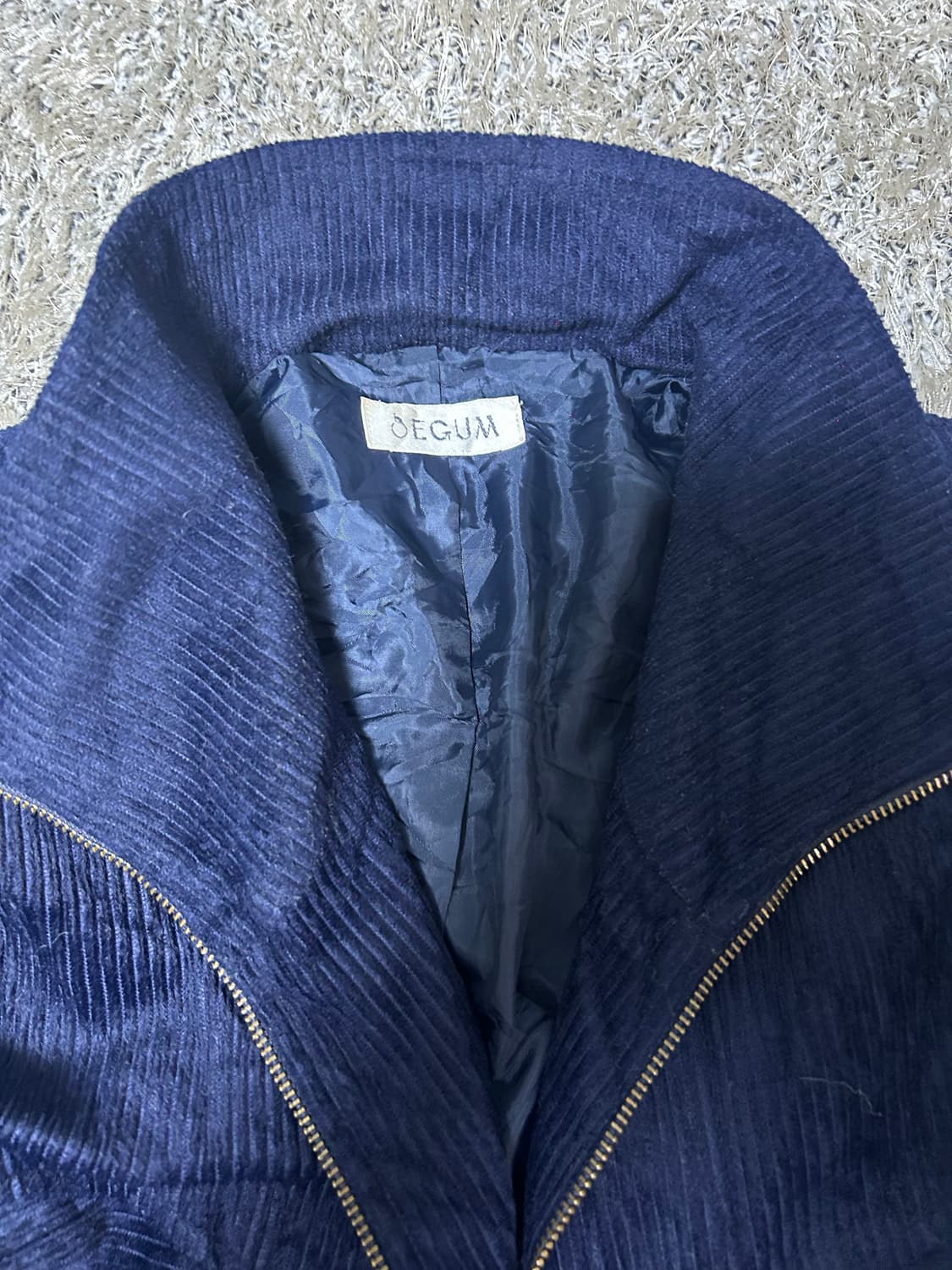 일본판 코듀로이 집업자켓 사이즈 105 상품이미지3