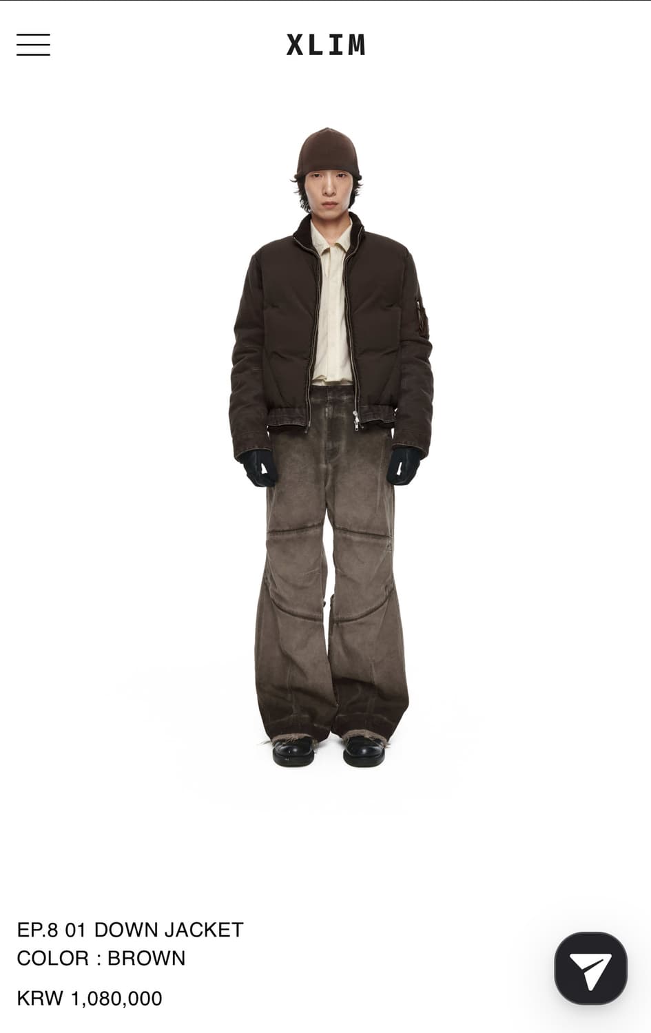 Xlim ep.8 01 down jacket L 판매 혹은 교환 상품이미지1