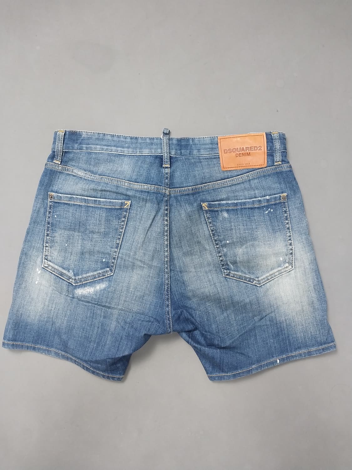 [34] 졍품 디스퀘어드2 화이트스팟 청반바지 데님 쇼츠 상품이미지6
