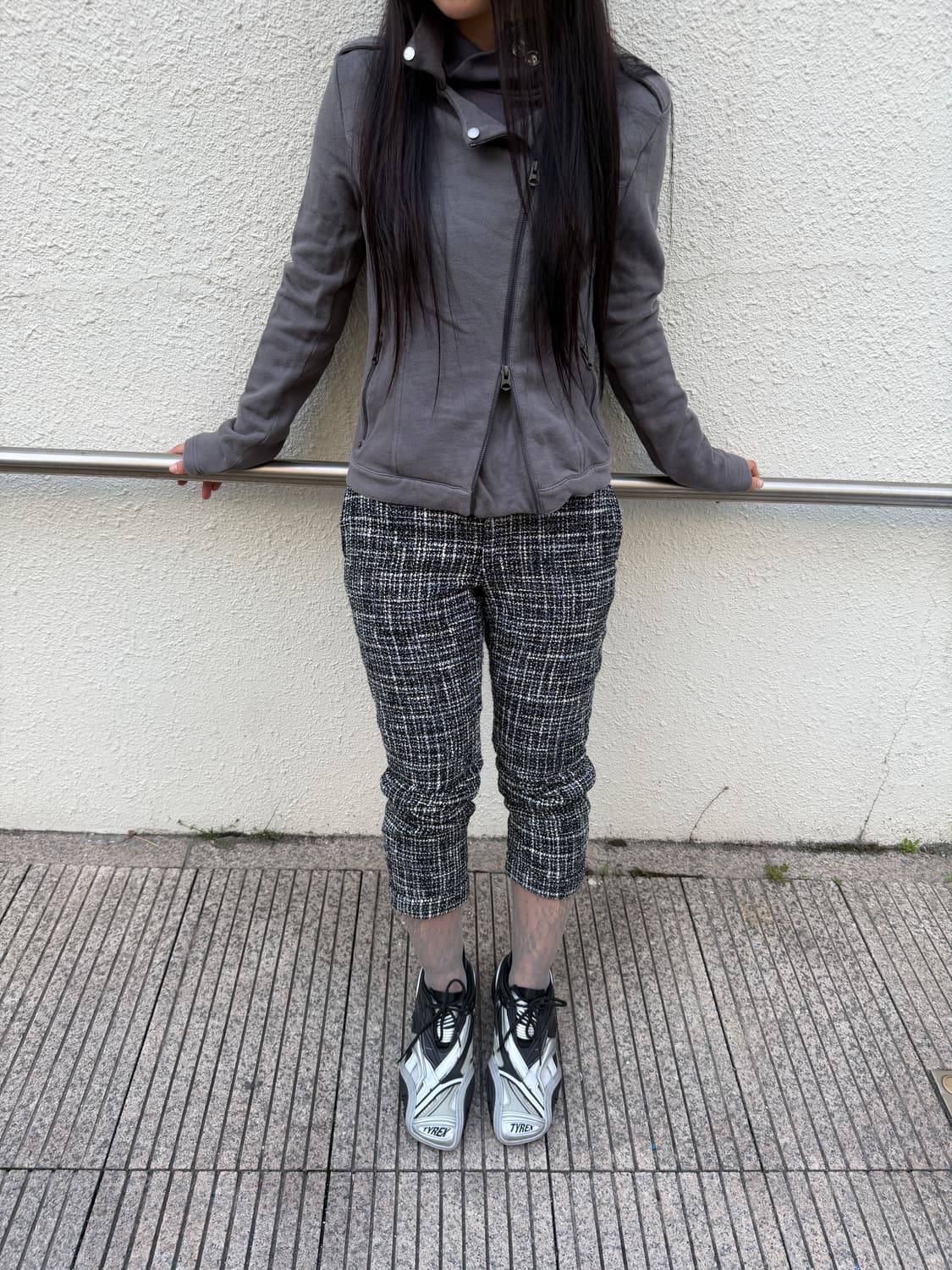 Armani Exchange Asymmetric Zip Rider JK 상품이미지3