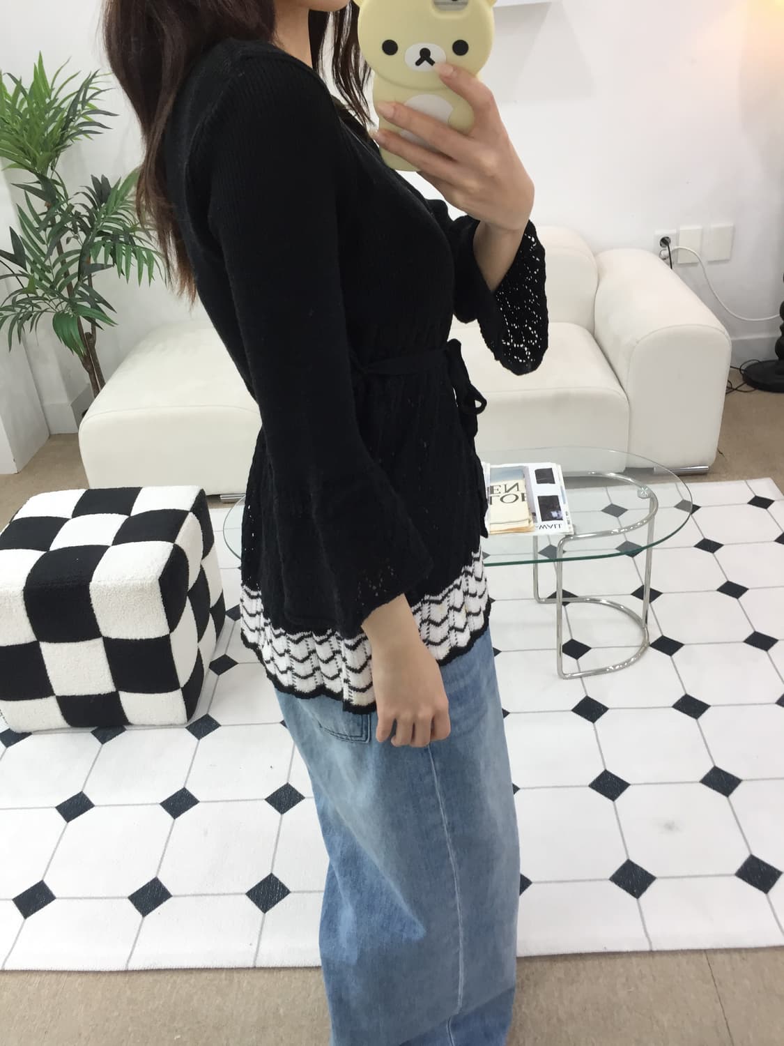 리본 가디건 상품이미지6