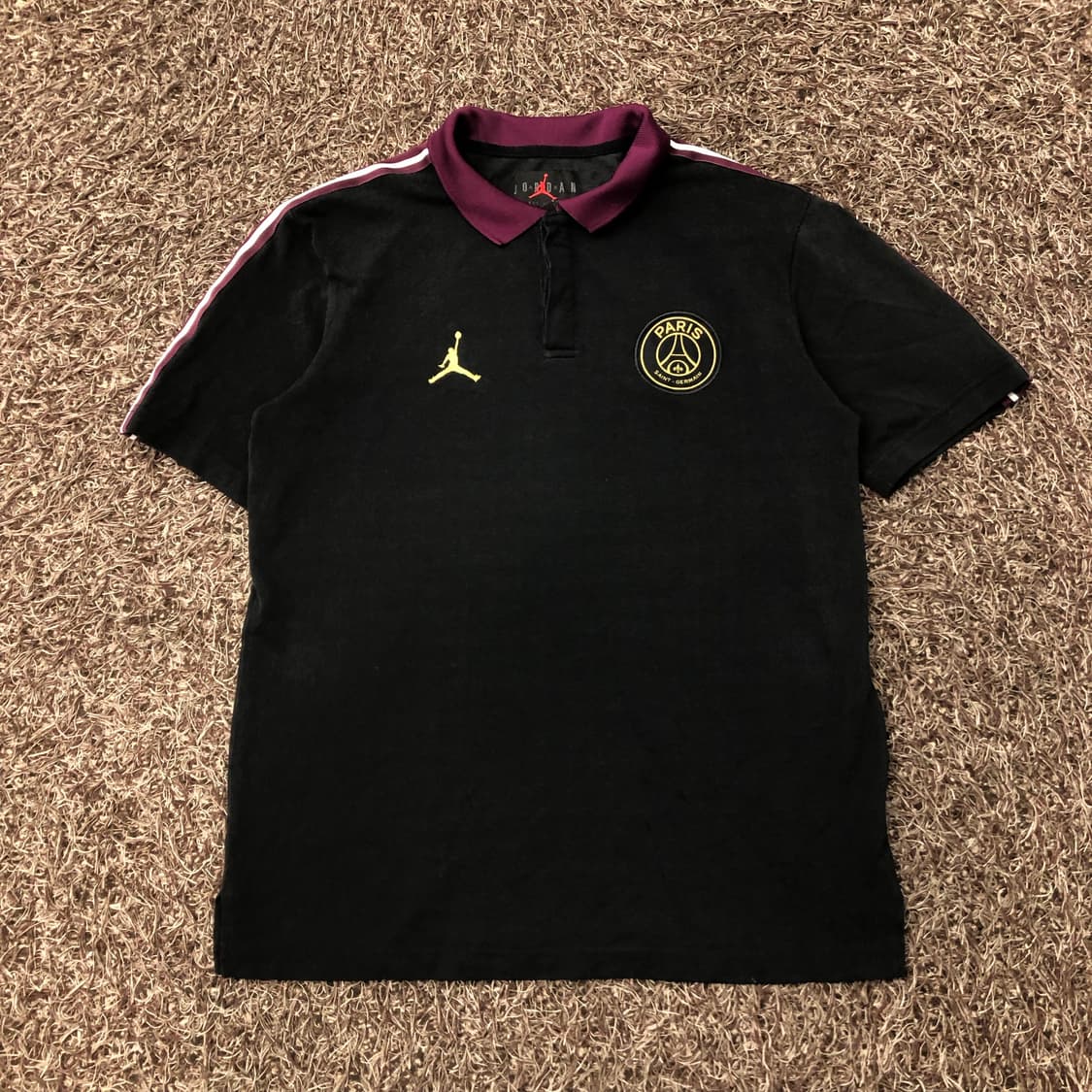 M 조던 파리생제르망 폴로티 카라 반팔 티셔츠 상품이미지1