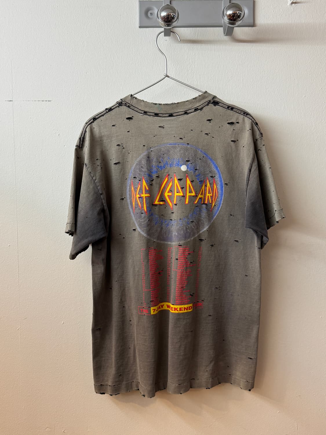 90s def leppard tour faded t shirt 상품이미지5
