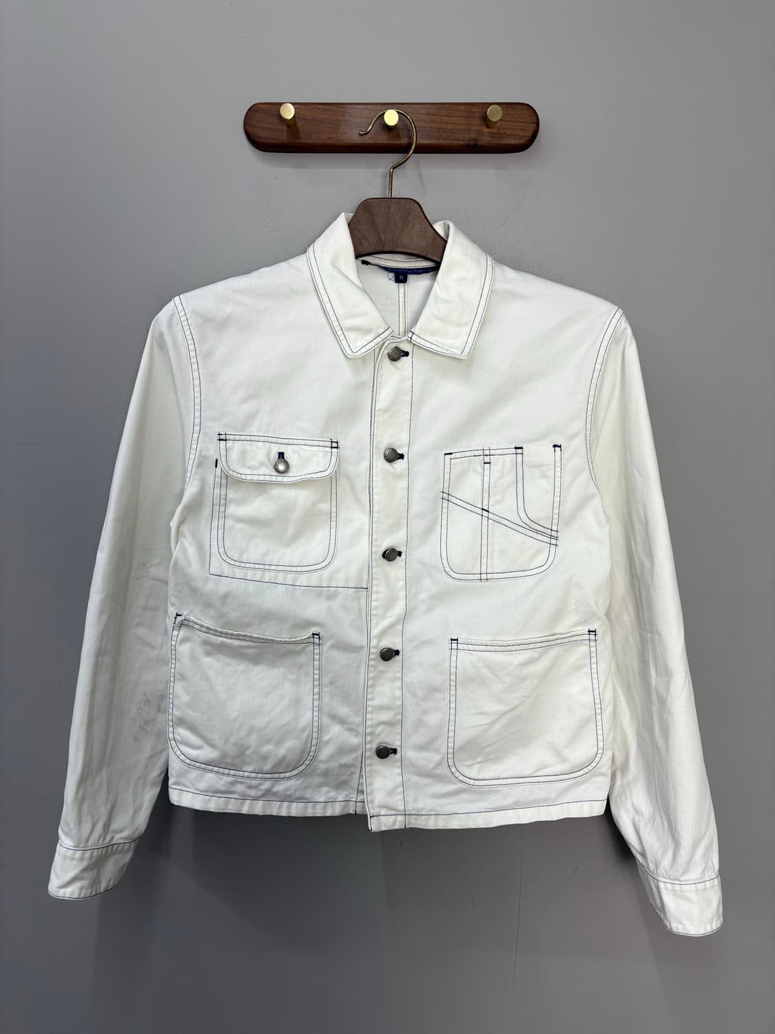 폴로랄프로렌스포츠 스티치 화이트 워크 자켓 A3383 상품이미지2