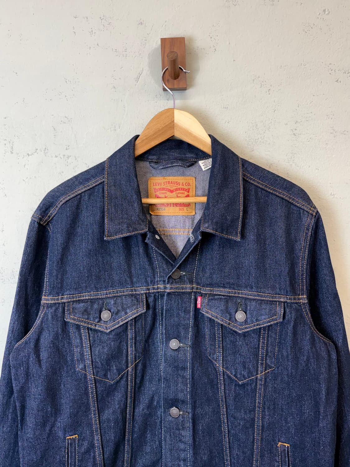 리바이스 72334 진청 데님 트러커 자켓 상품이미지2