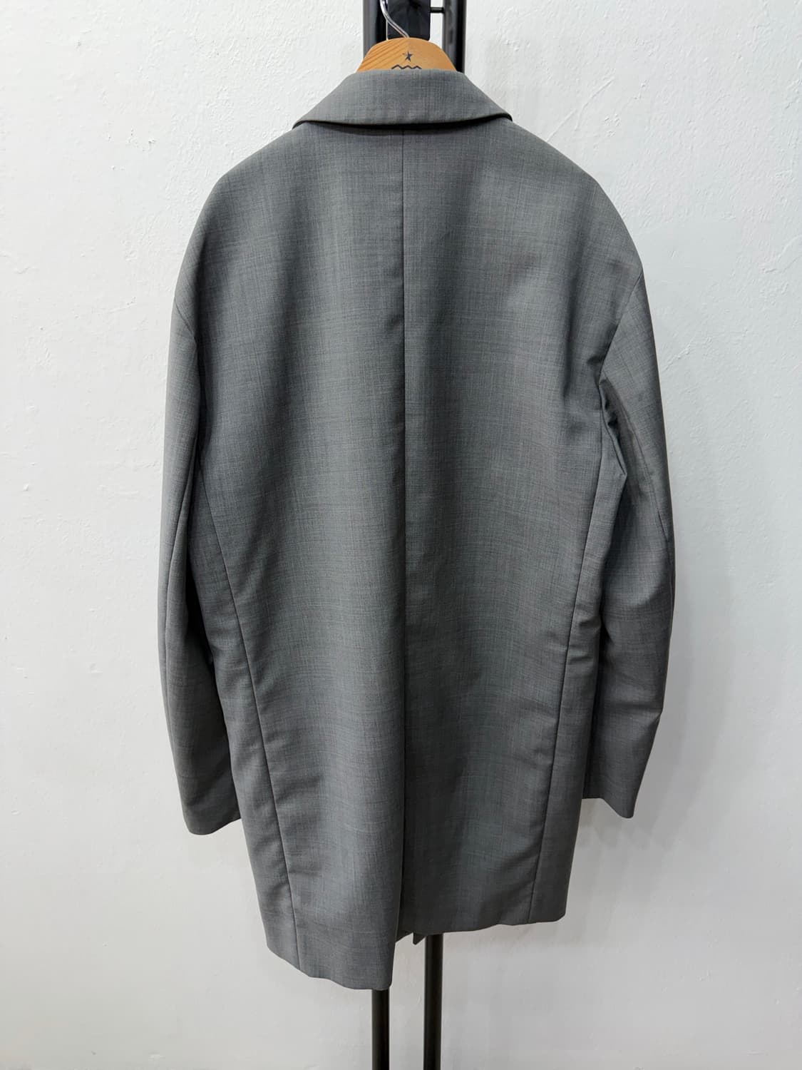 정품) 시스템옴므 한섬 롱 레인자켓 95 상품이미지5