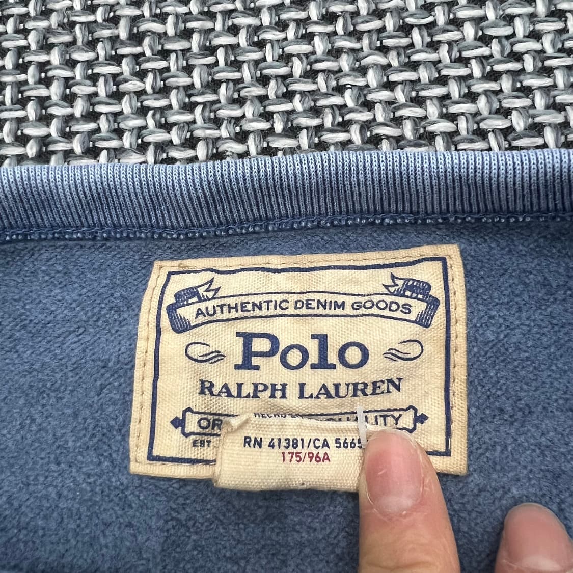 폴로 워시드 로고 맨투맨 상품이미지3