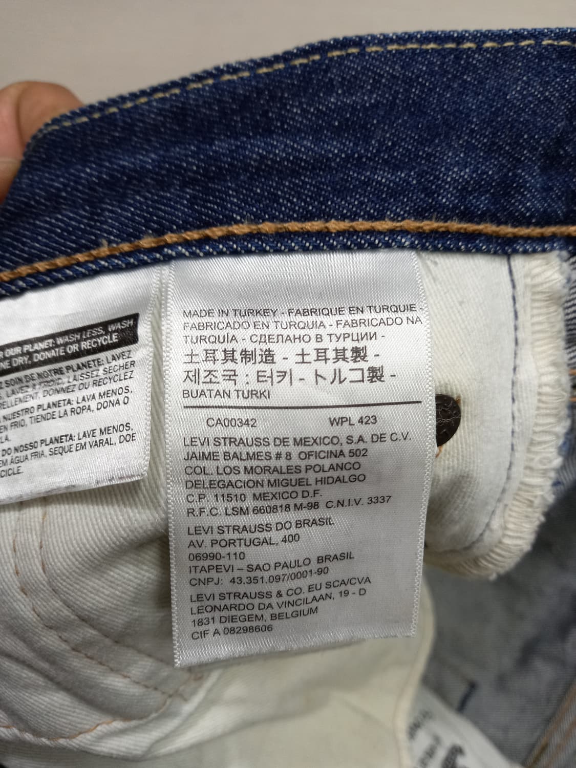 29 리바이스511 Turkey 셀비지 슬림일자진 진청 29-560 상품이미지8