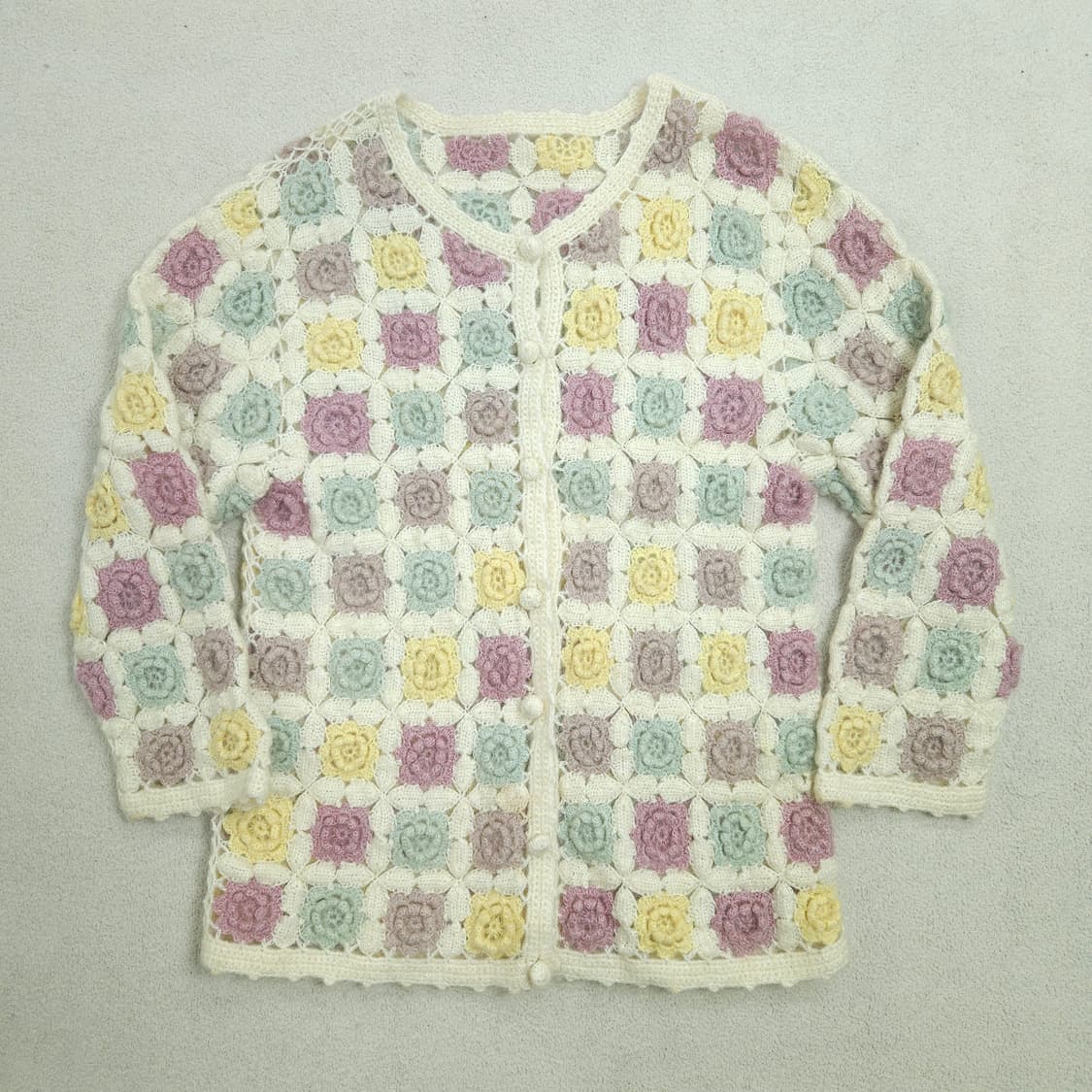 빈티지 플라워 가디건 상품이미지3