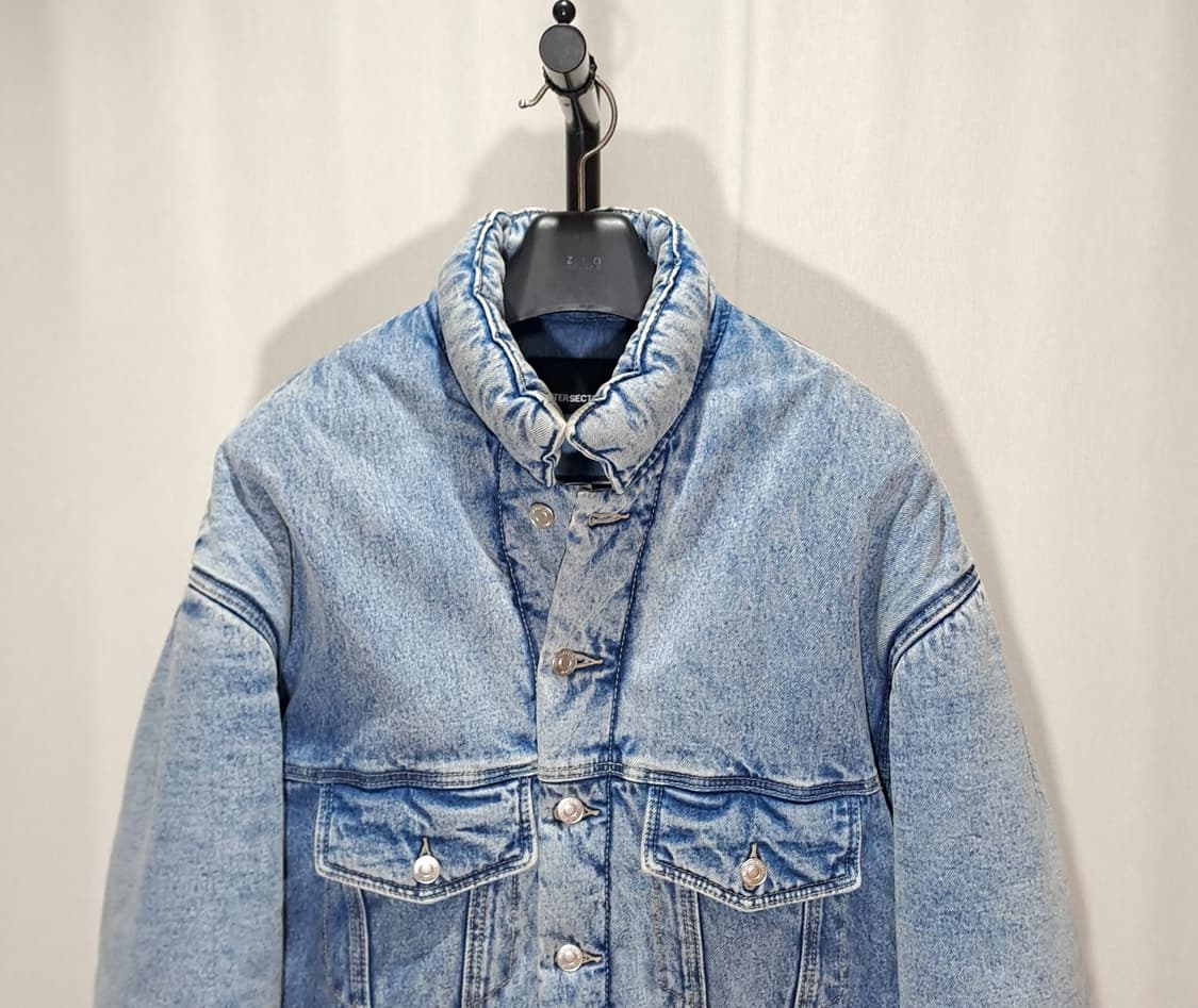 (택포) 발렌시아가맛 인터섹션 패디드데님 자켓 1 B273 상품이미지3