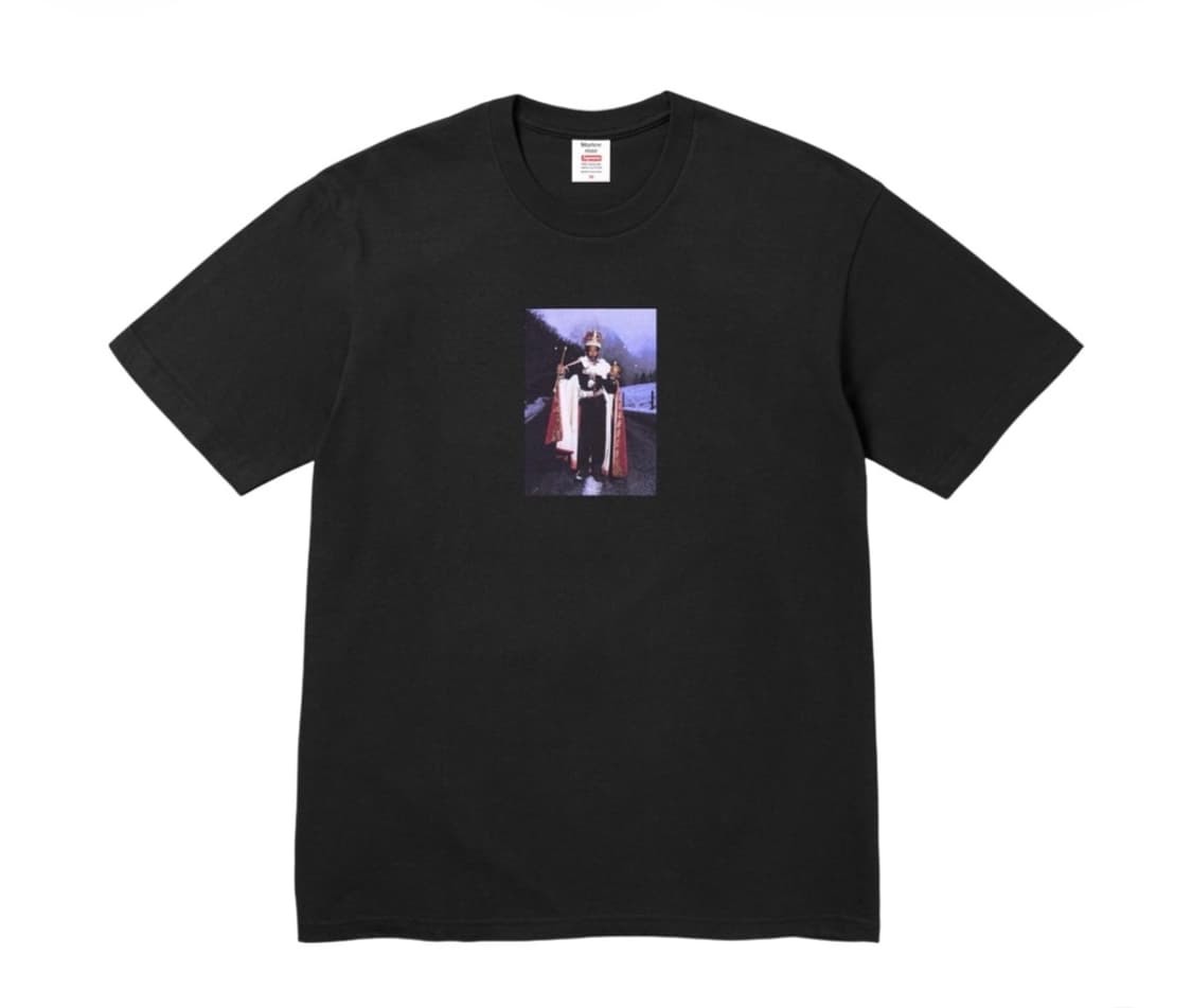 슈프림 x 마틴 로즈 리 스크래치 페리 티셔츠 블랙 - 24FW 상품이미지2