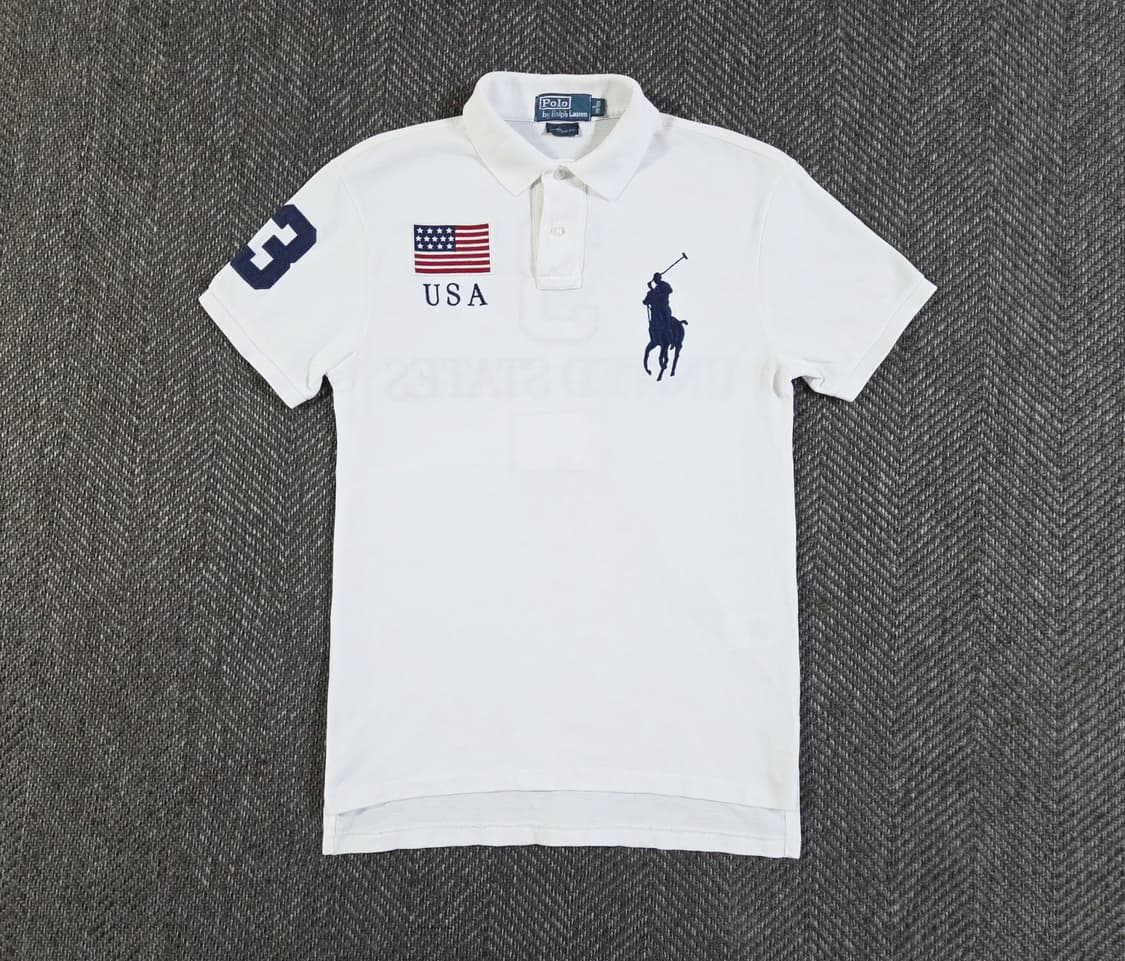 폴로 랄프로렌 치프키프 USA 성조기 빅포니 카라 반팔티 상품이미지1