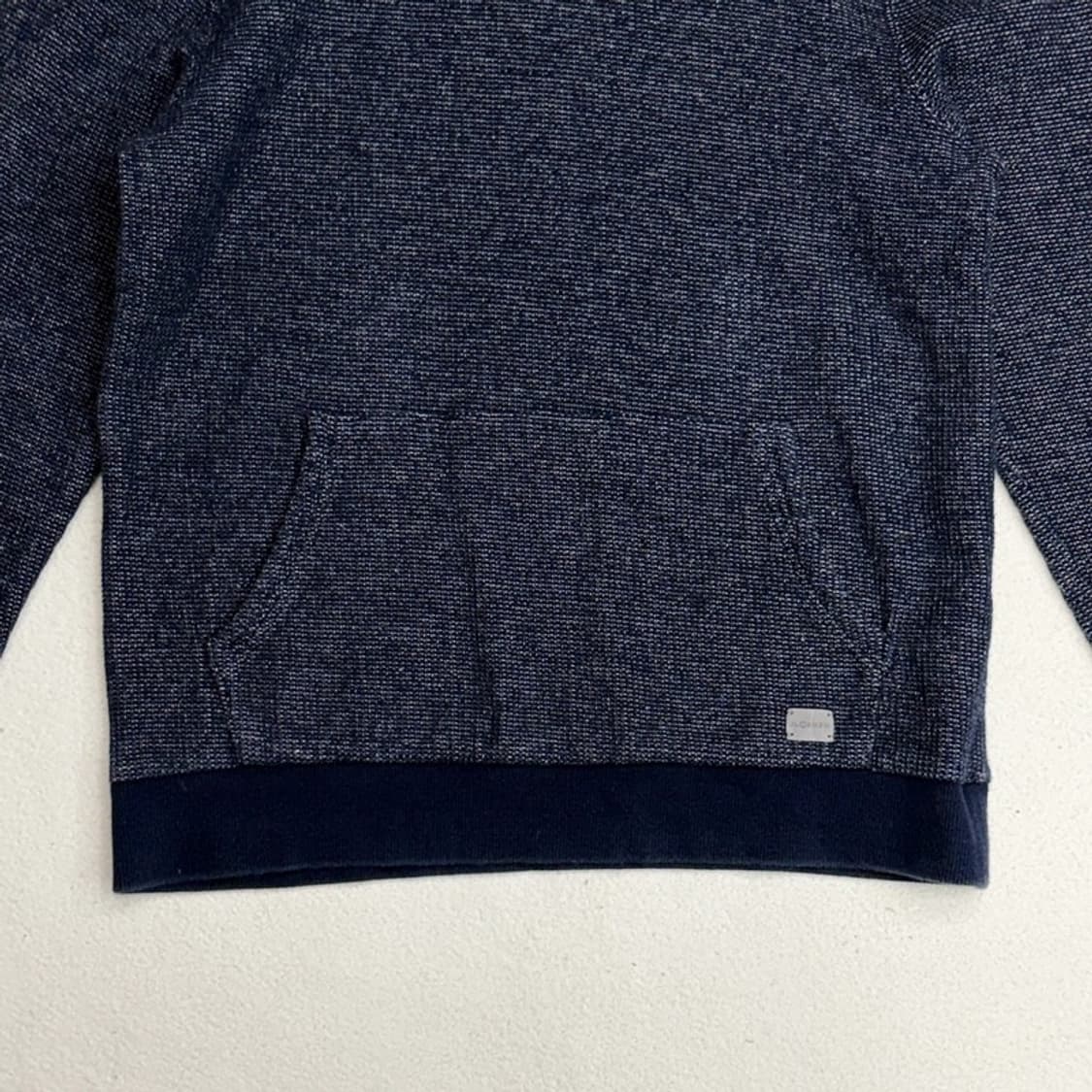 IL CORSO 다크블루 멜란지 코튼 후드 100 상품이미지3