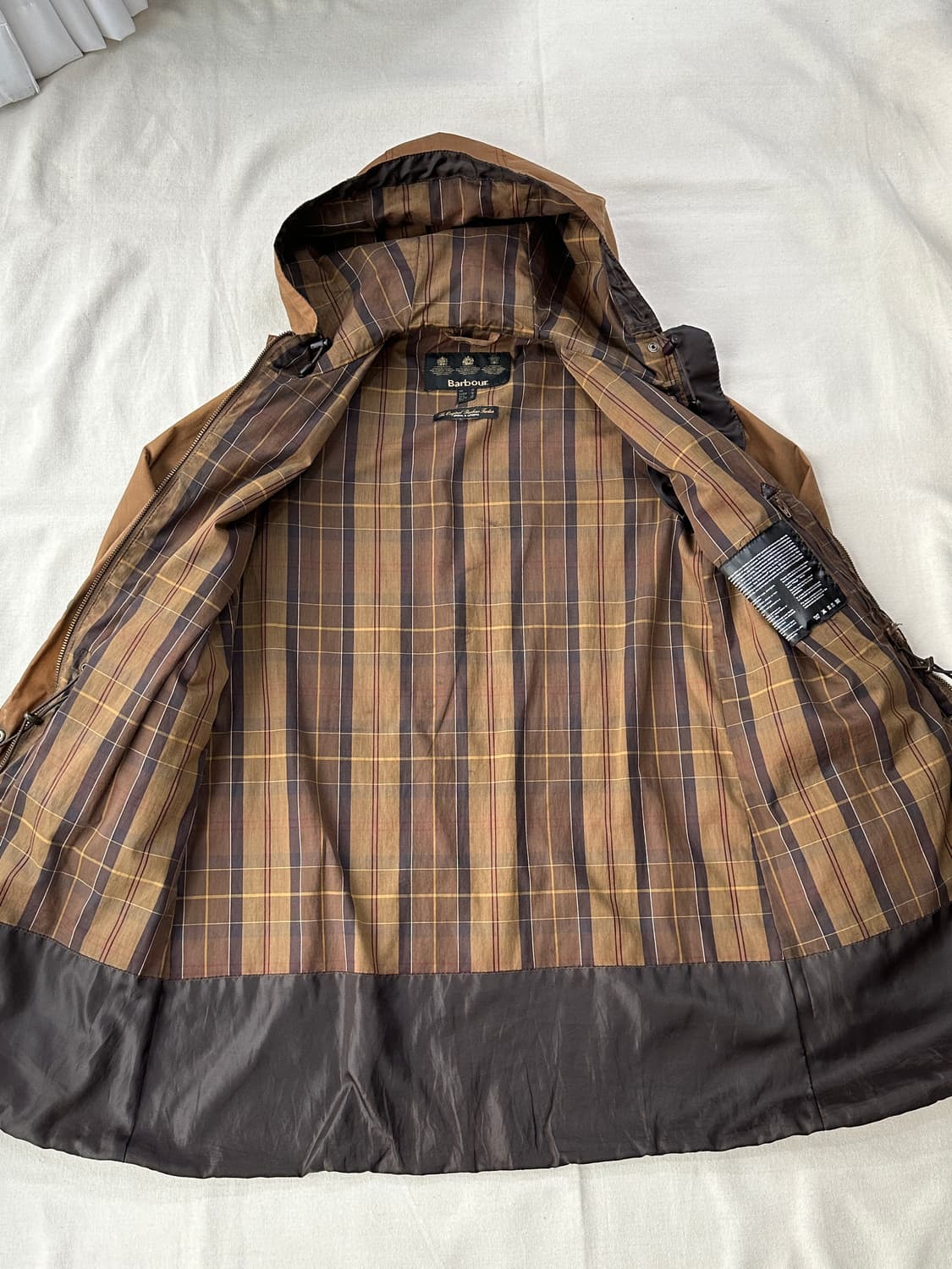 바버 여성 클래식 더럼 왁스 자켓 브라운 10 상품이미지5