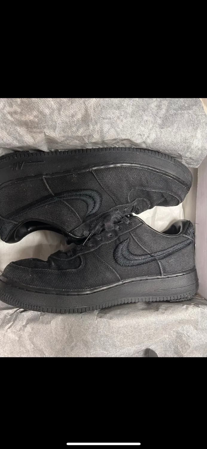 스투시 나이키 에어포스 1 트리플 블랙 상품이미지1